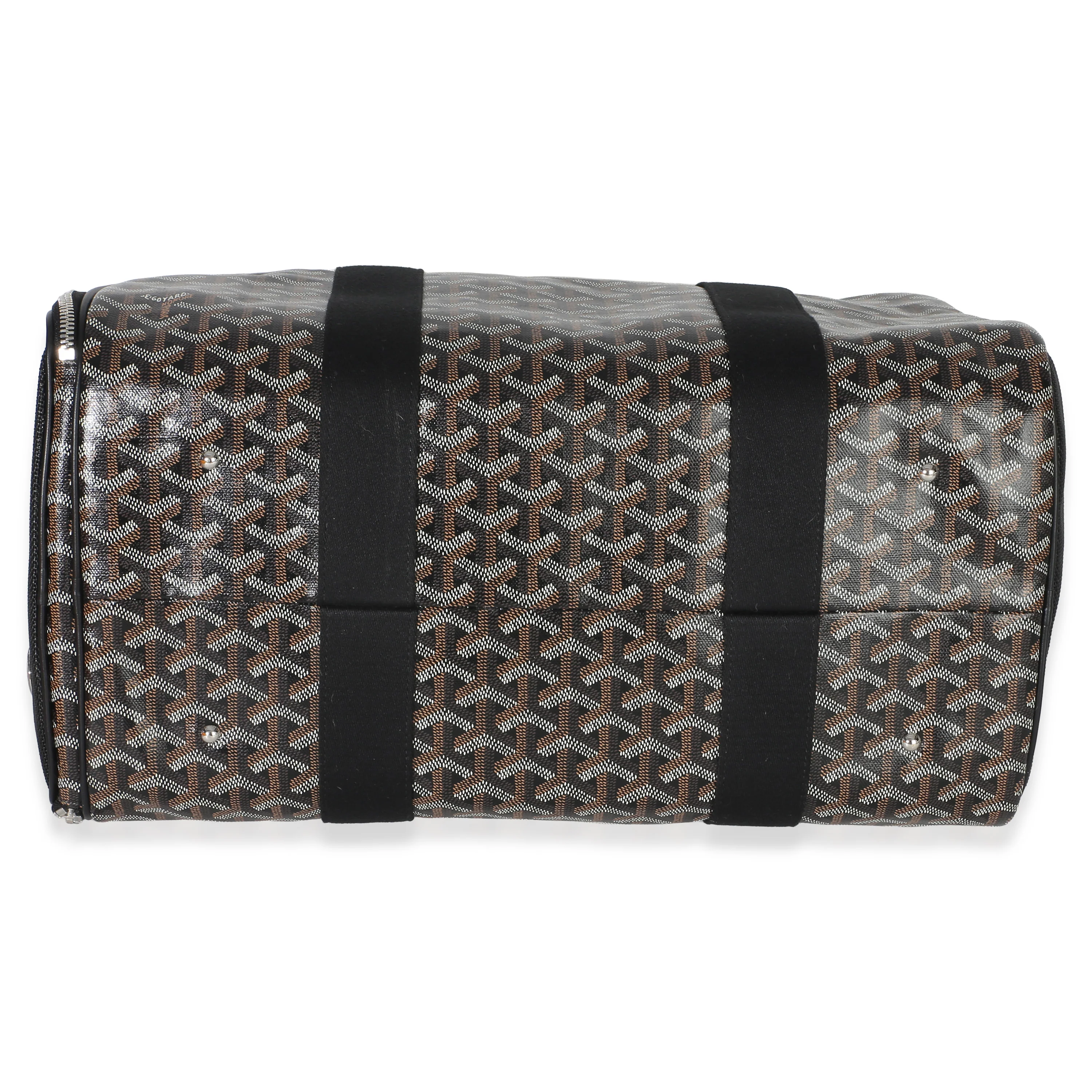 Black Goyardine Sac Voltigeur Pet Carrier MM - Image 5