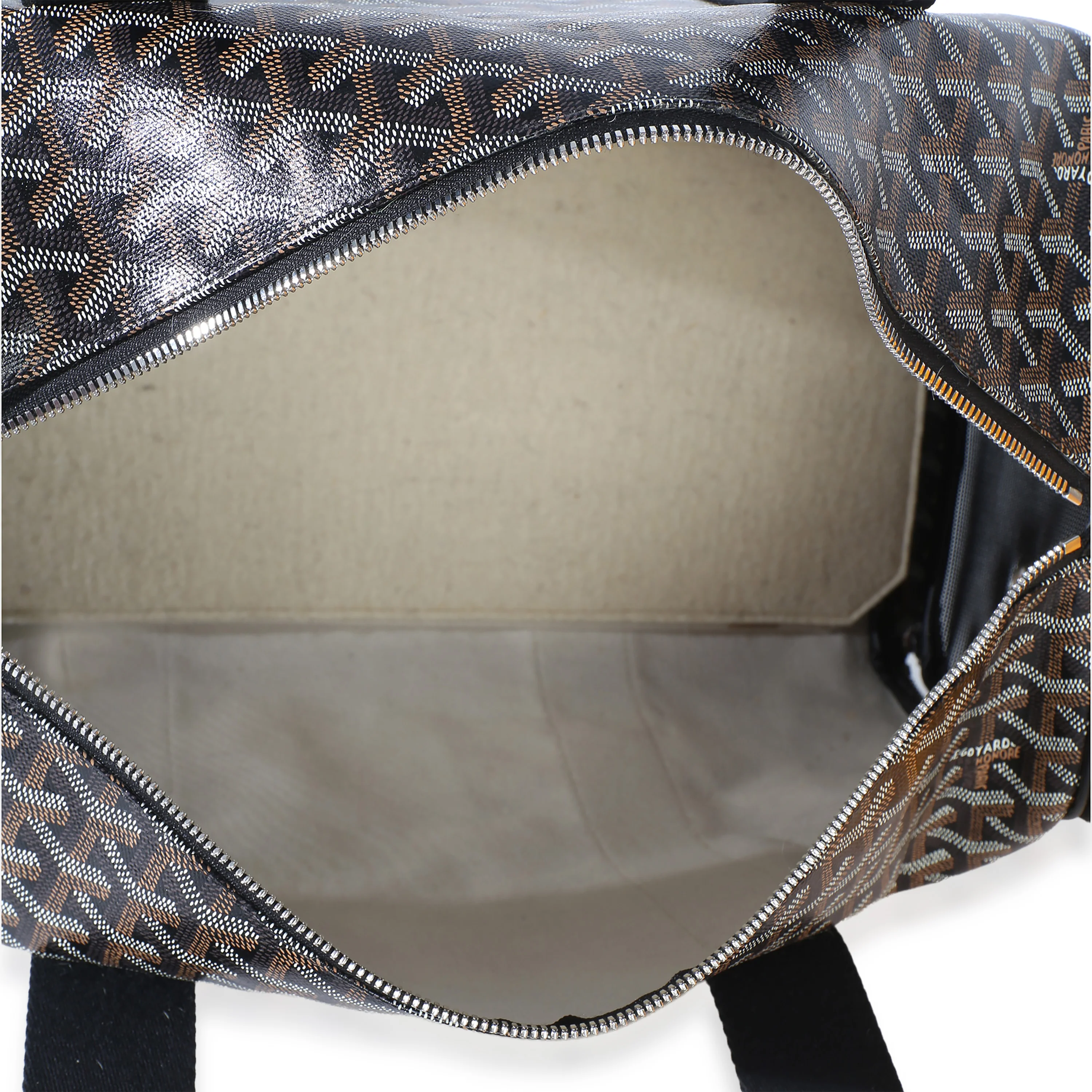 Black Goyardine Sac Voltigeur Pet Carrier MM - Image 8