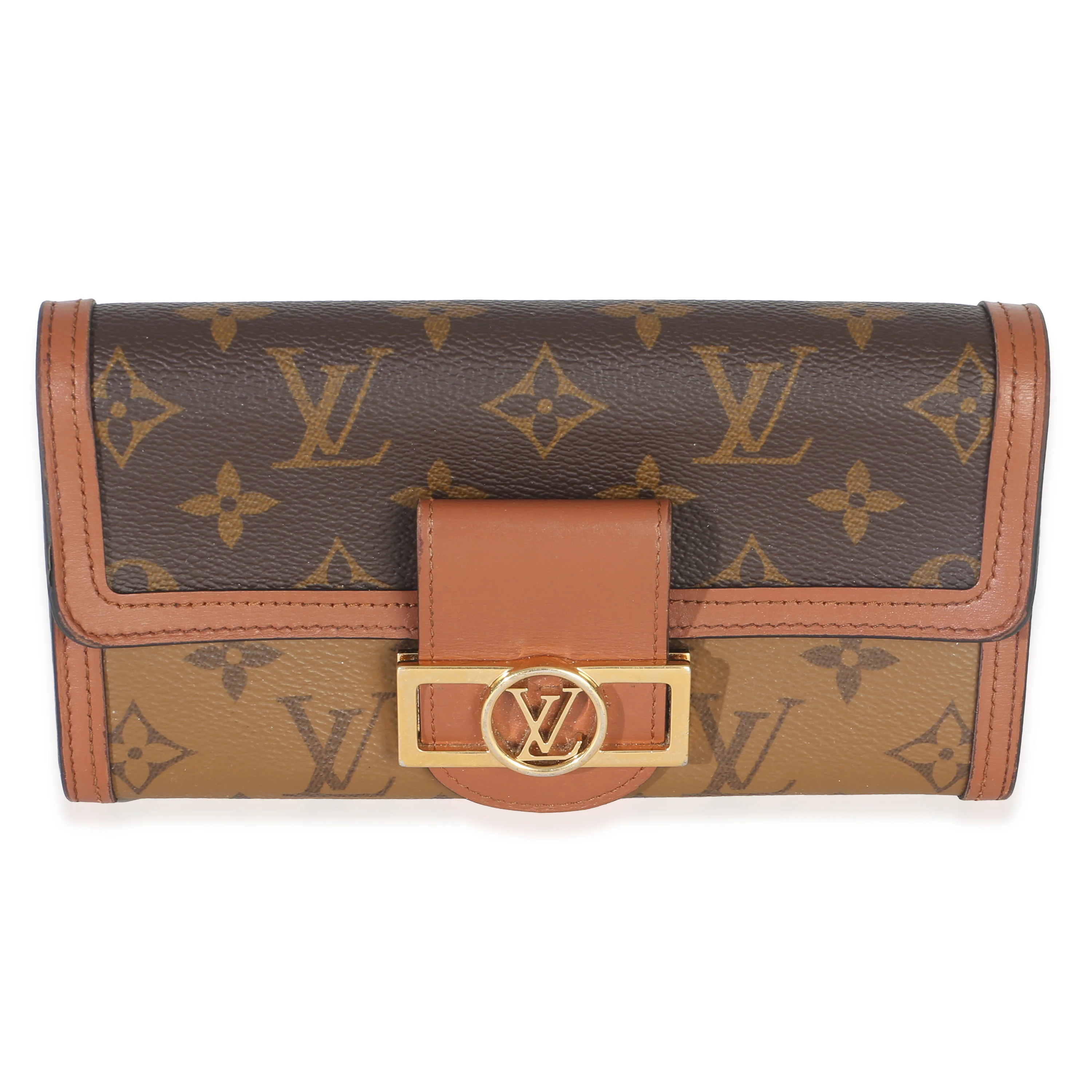 Reverse Monogram Canvas Dauphine Sarah Wallet