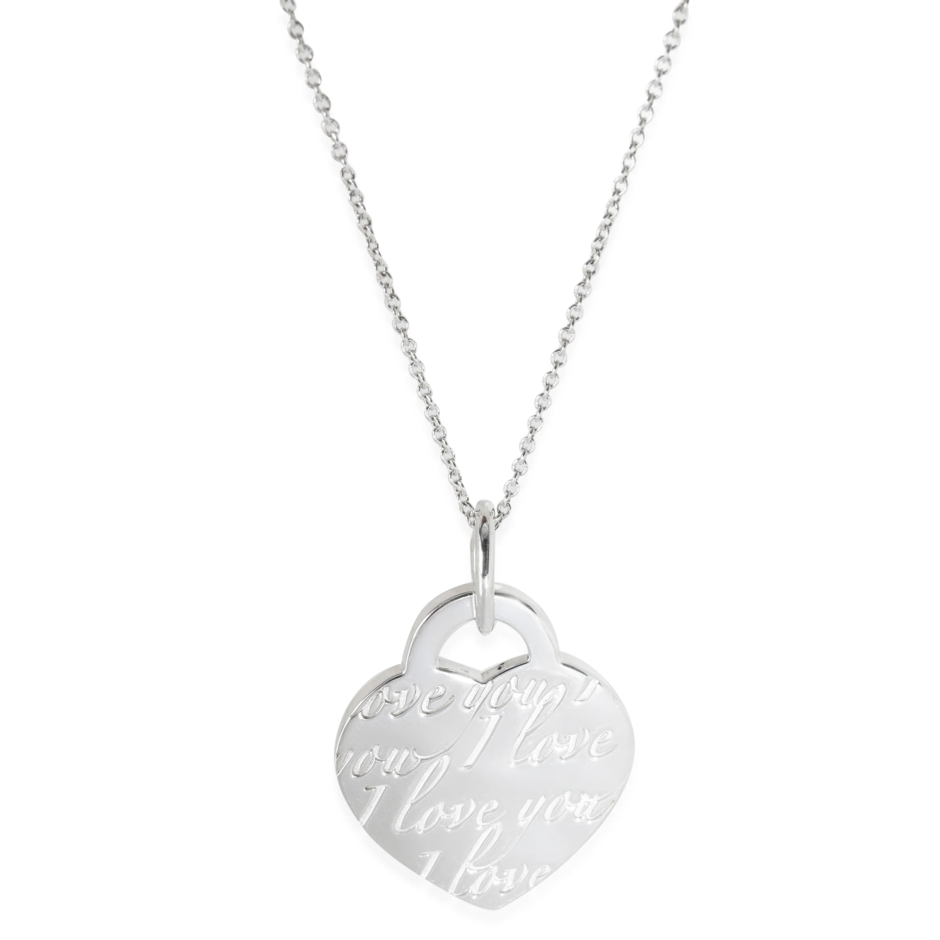 Sterling Silver  Notes Heart Pendant