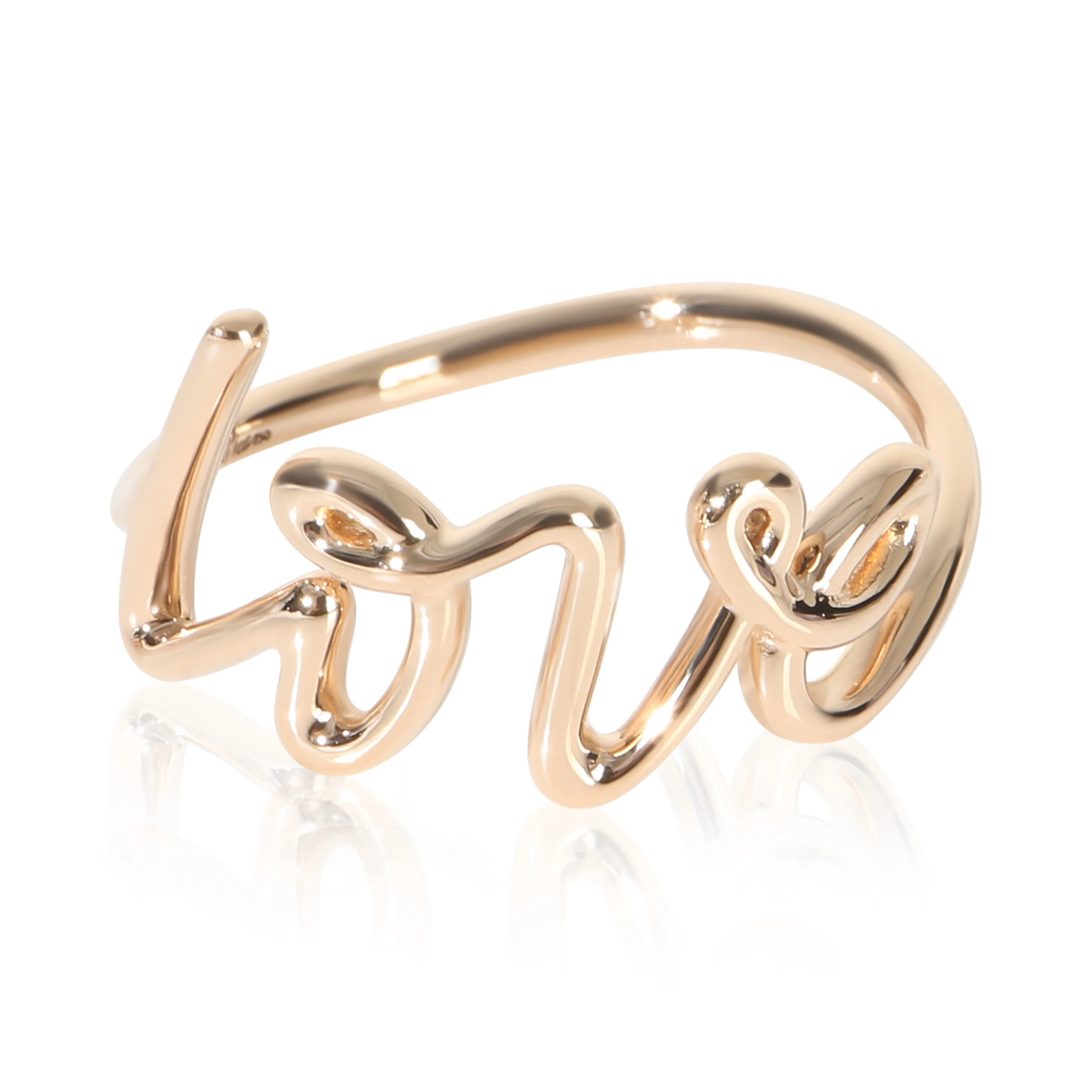 Rose Gold Small Model Paloma Picasso Graffiti Love Ring