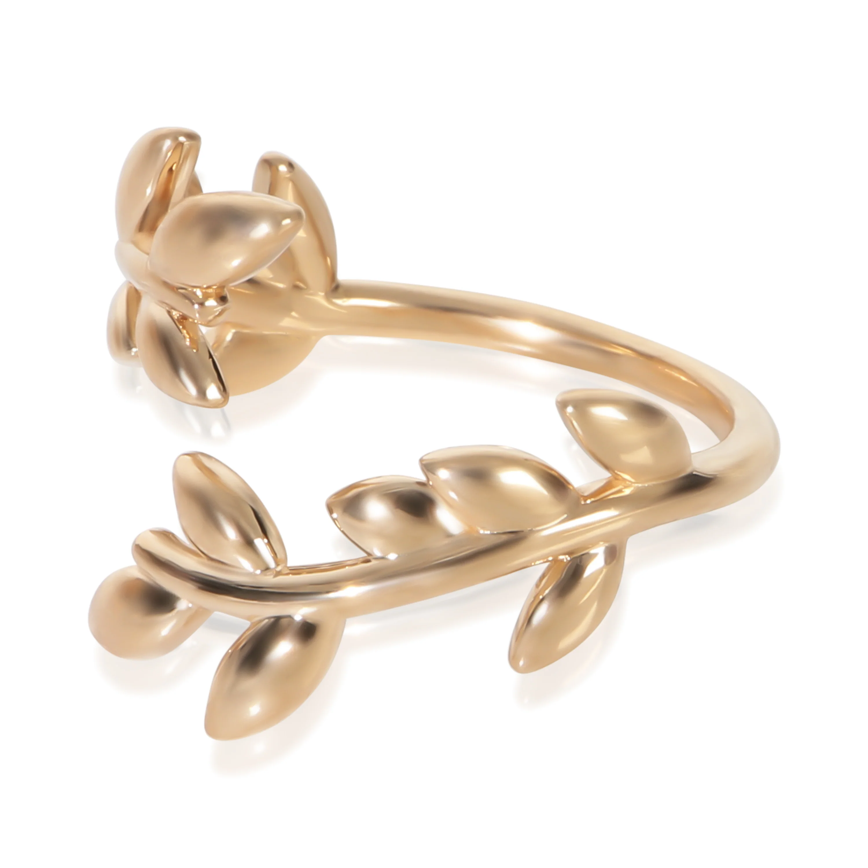 Rose Gold  Paloma Picasso Olive Leaf Bypass Ring - Image 2