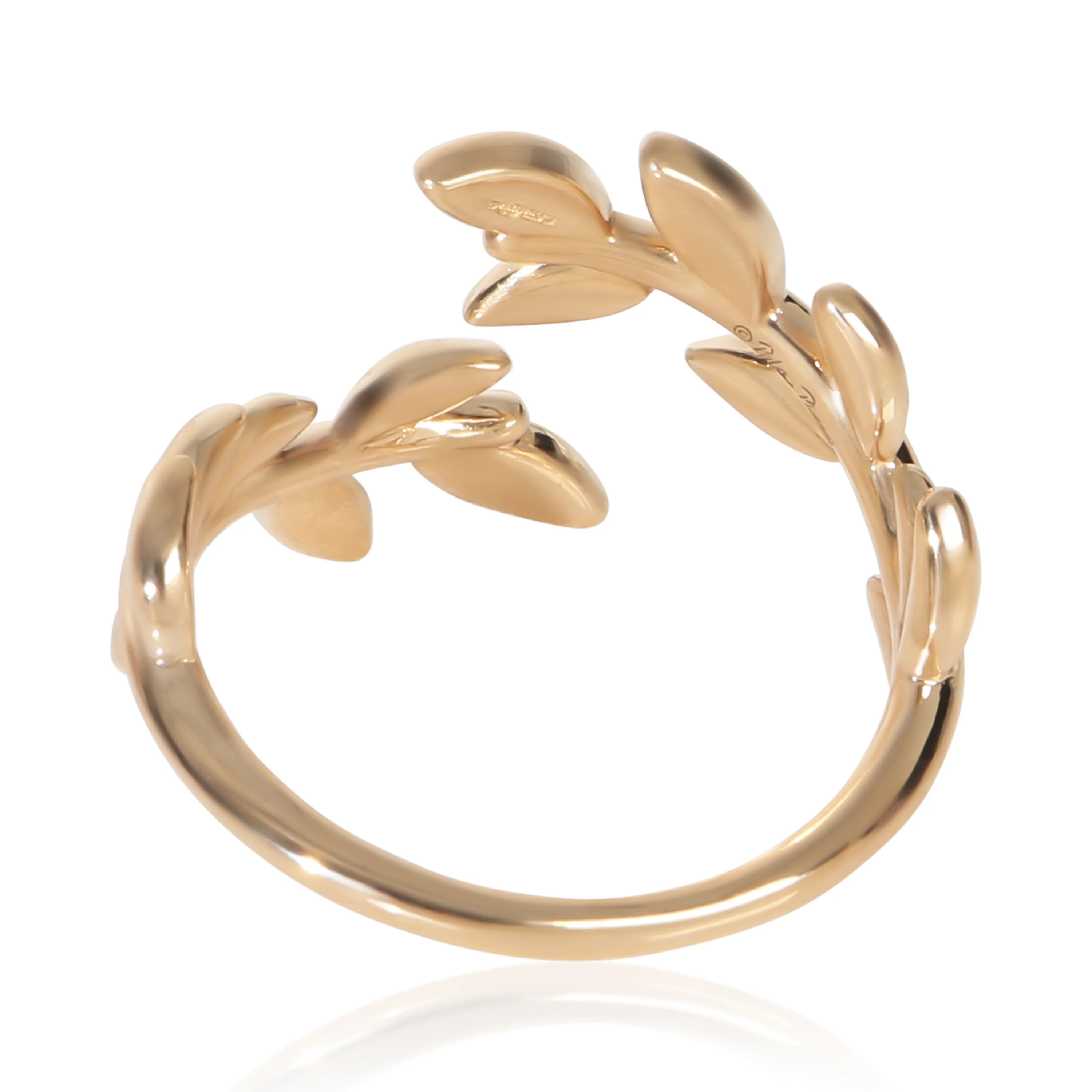 Rose Gold  Paloma Picasso Olive Leaf Bypass Ring - Image 3