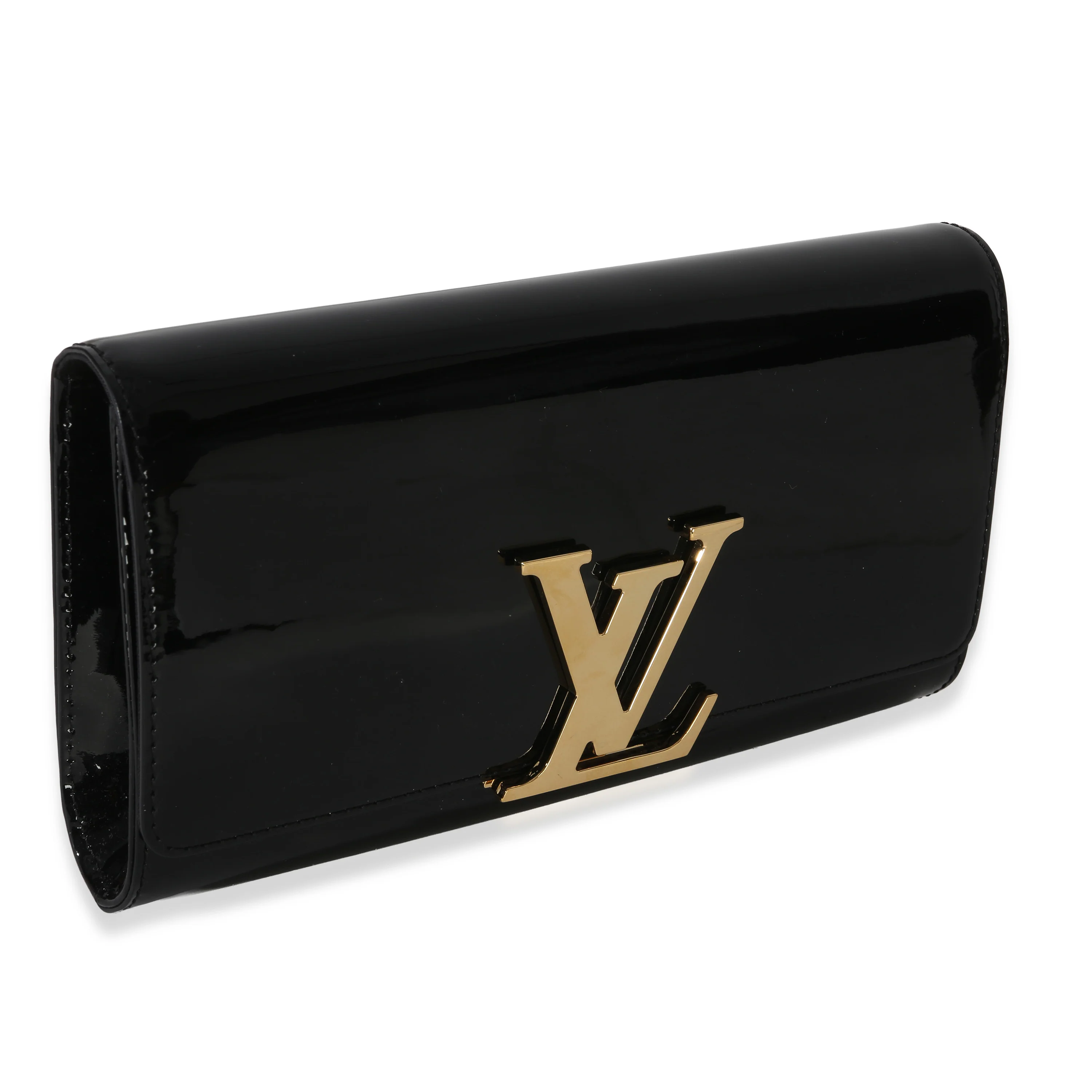 Black Patent Louise Clutch - Image 4