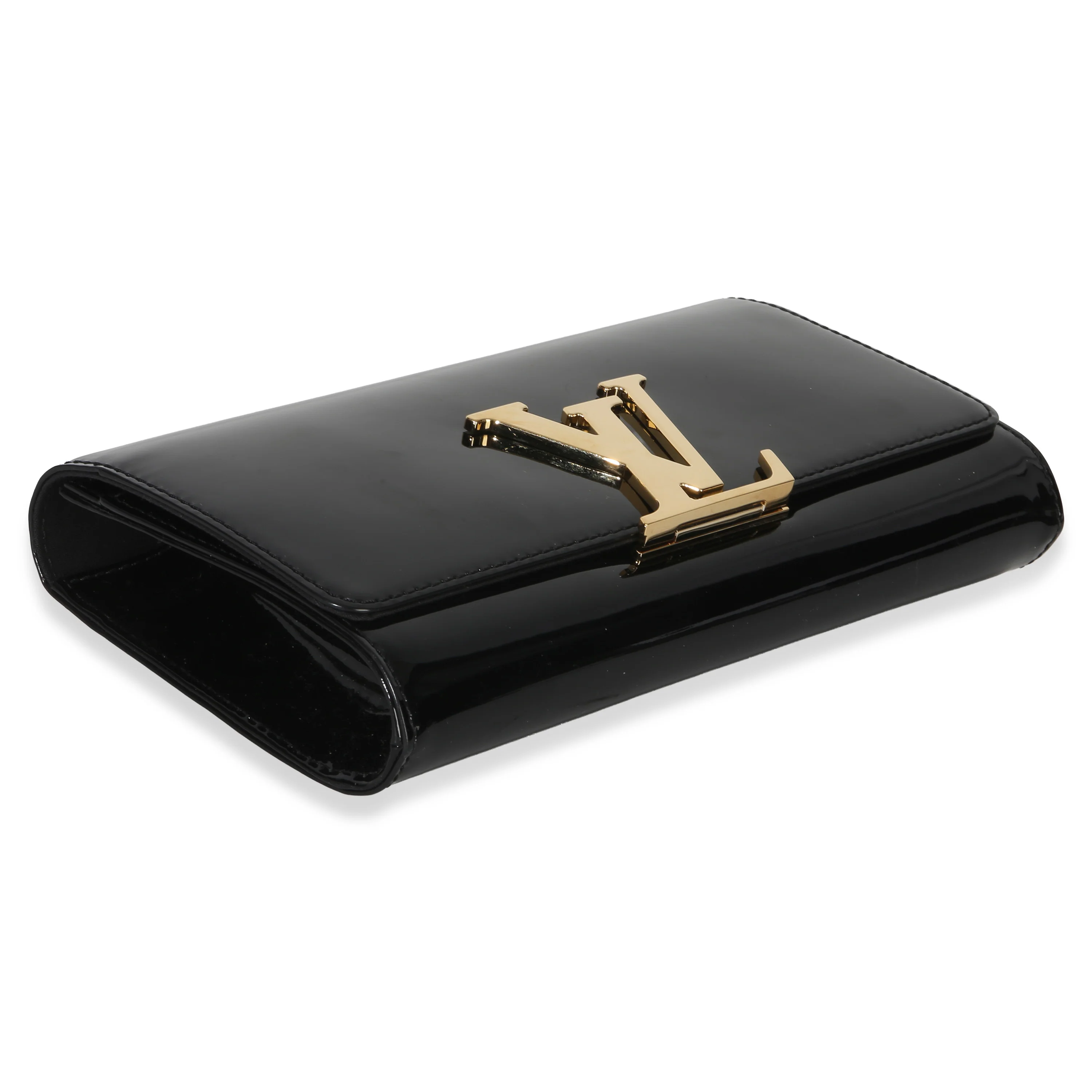 Black Patent Louise Clutch - Image 7