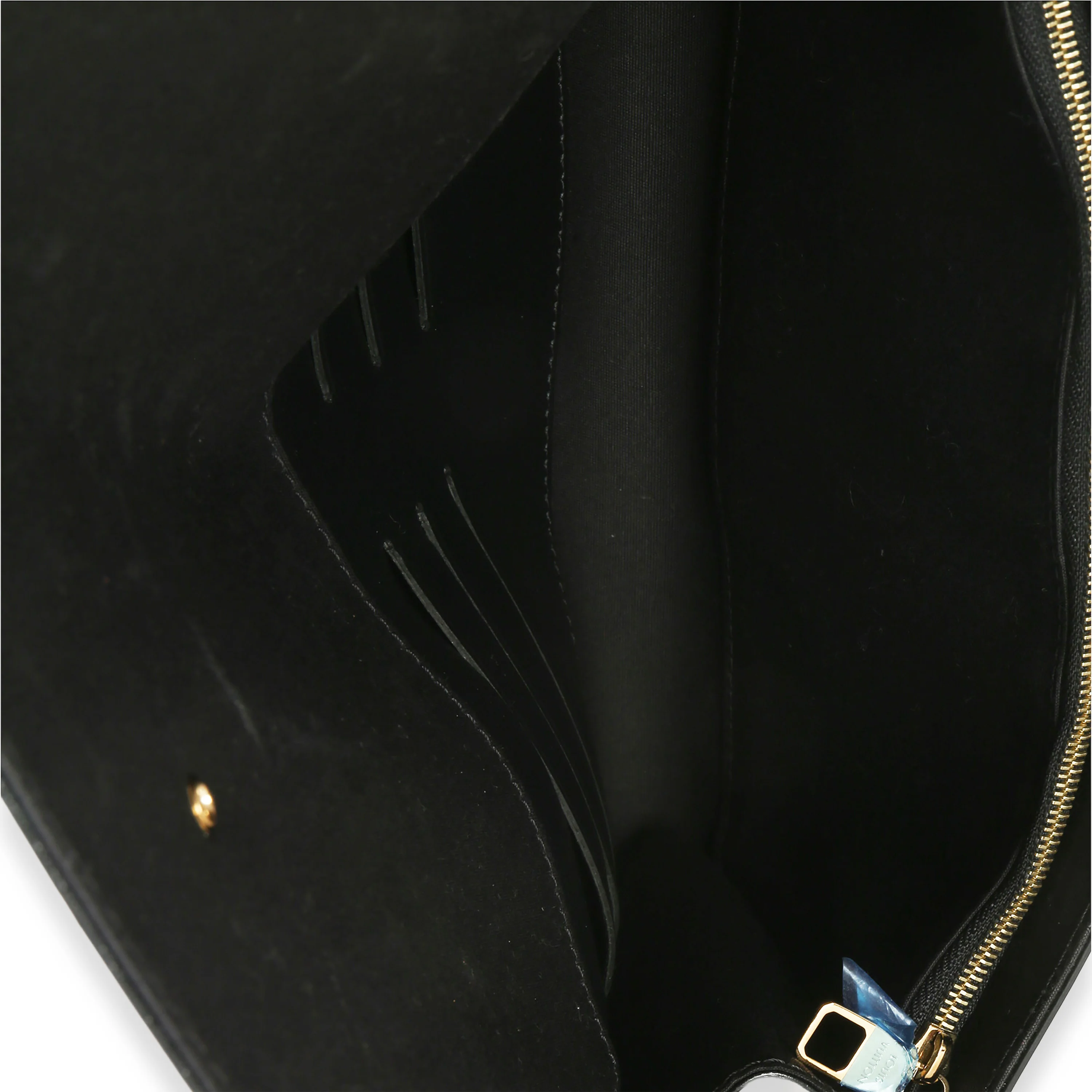 Black Patent Louise Clutch - Image 8