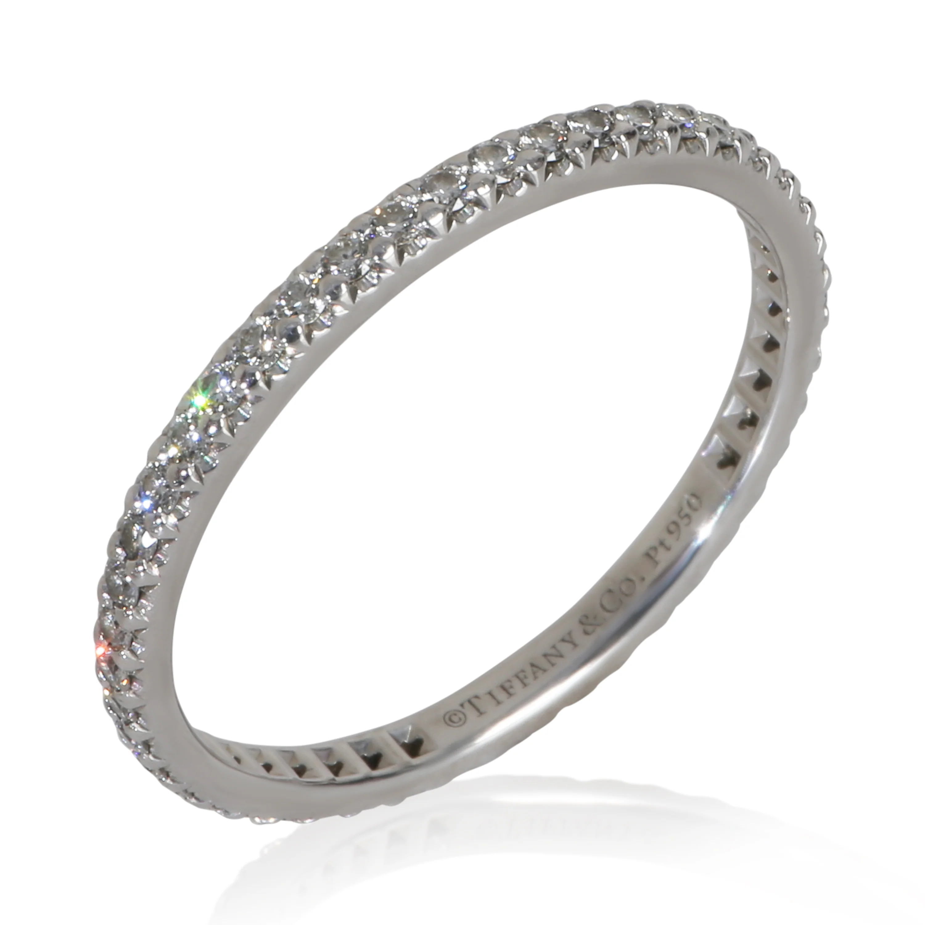 Platinum Diamond Tiffany Forever Band - Image 5