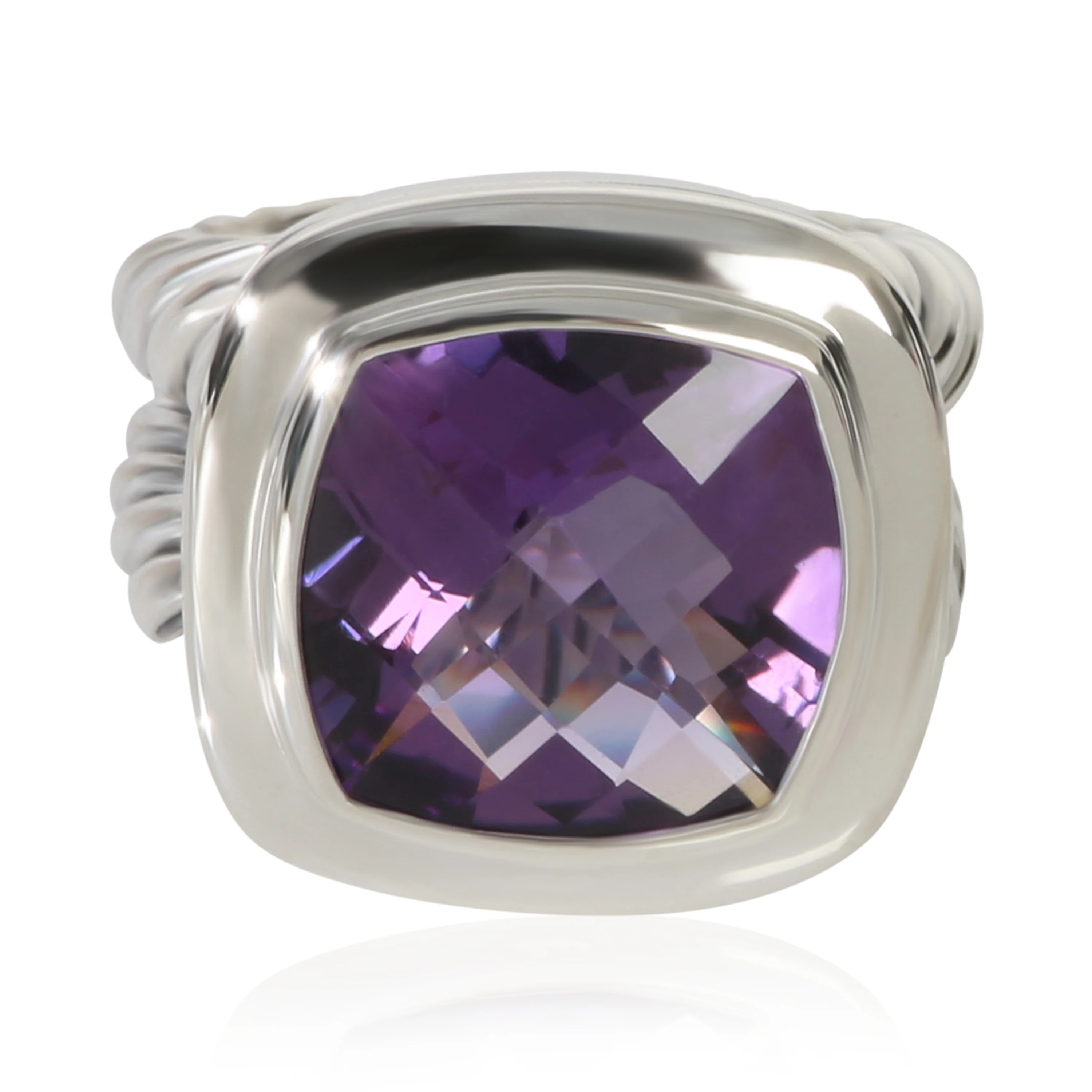Sterling Silver Amethyst Albion Ring