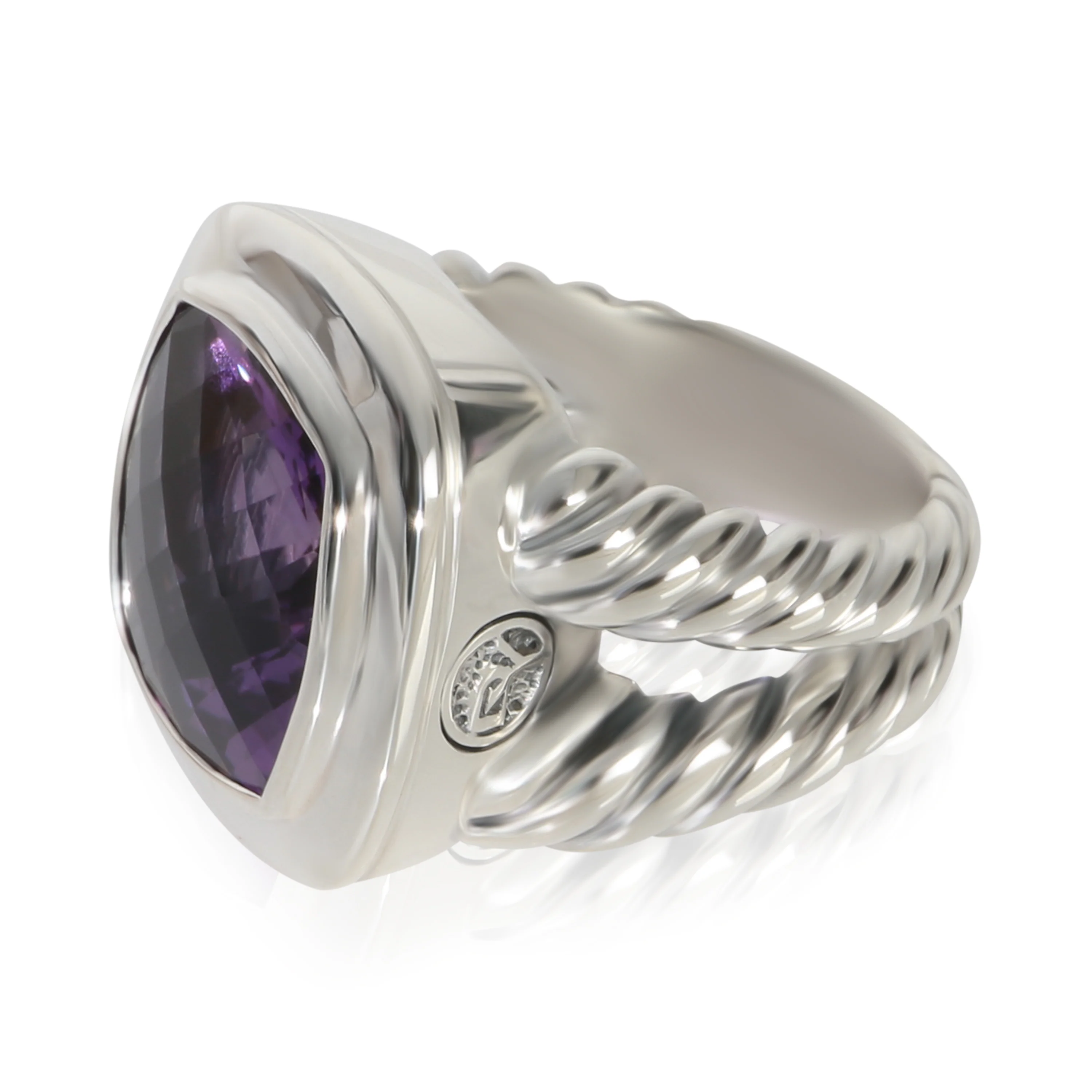Sterling Silver Amethyst Albion Ring - Image 2