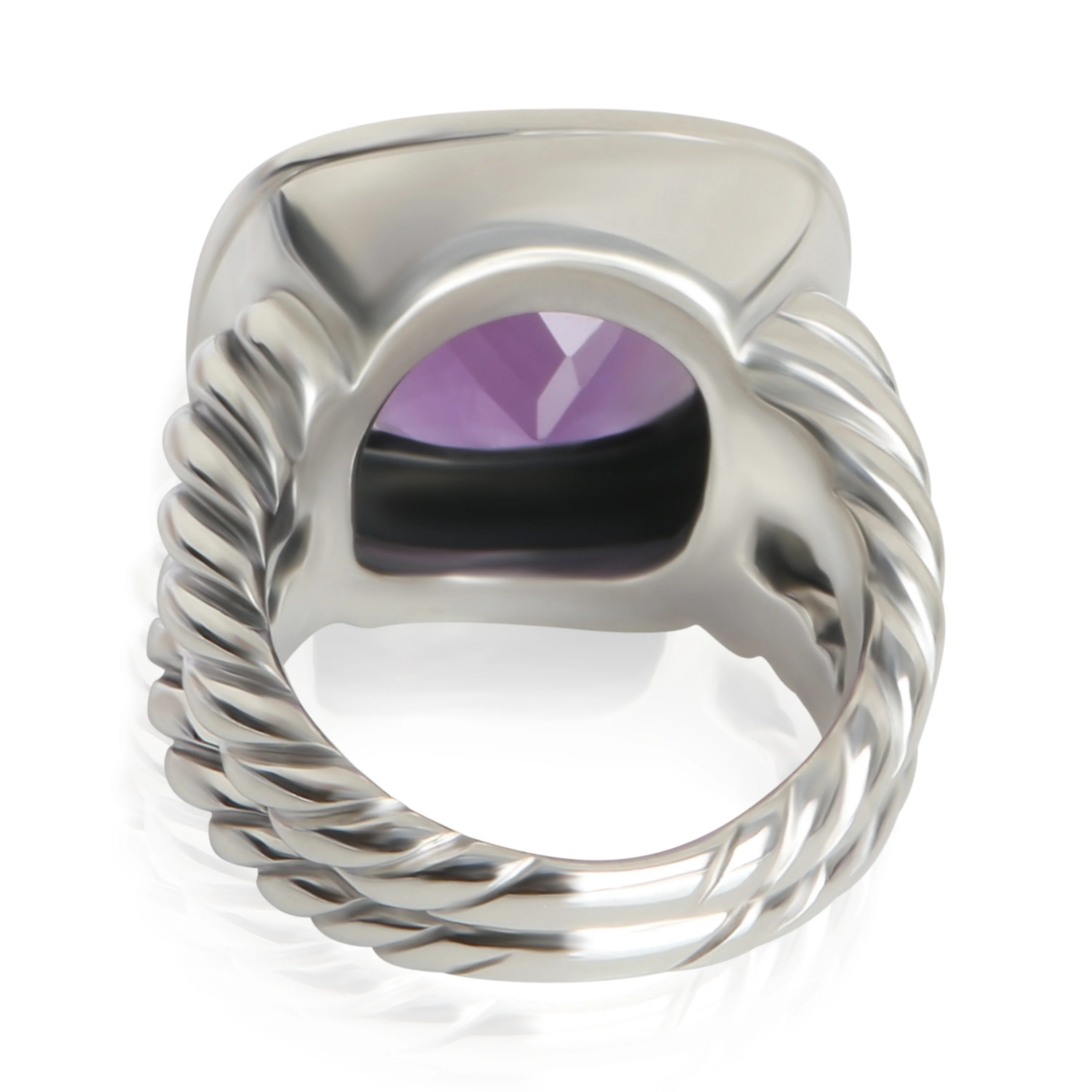 Sterling Silver Amethyst Albion Ring - Image 3