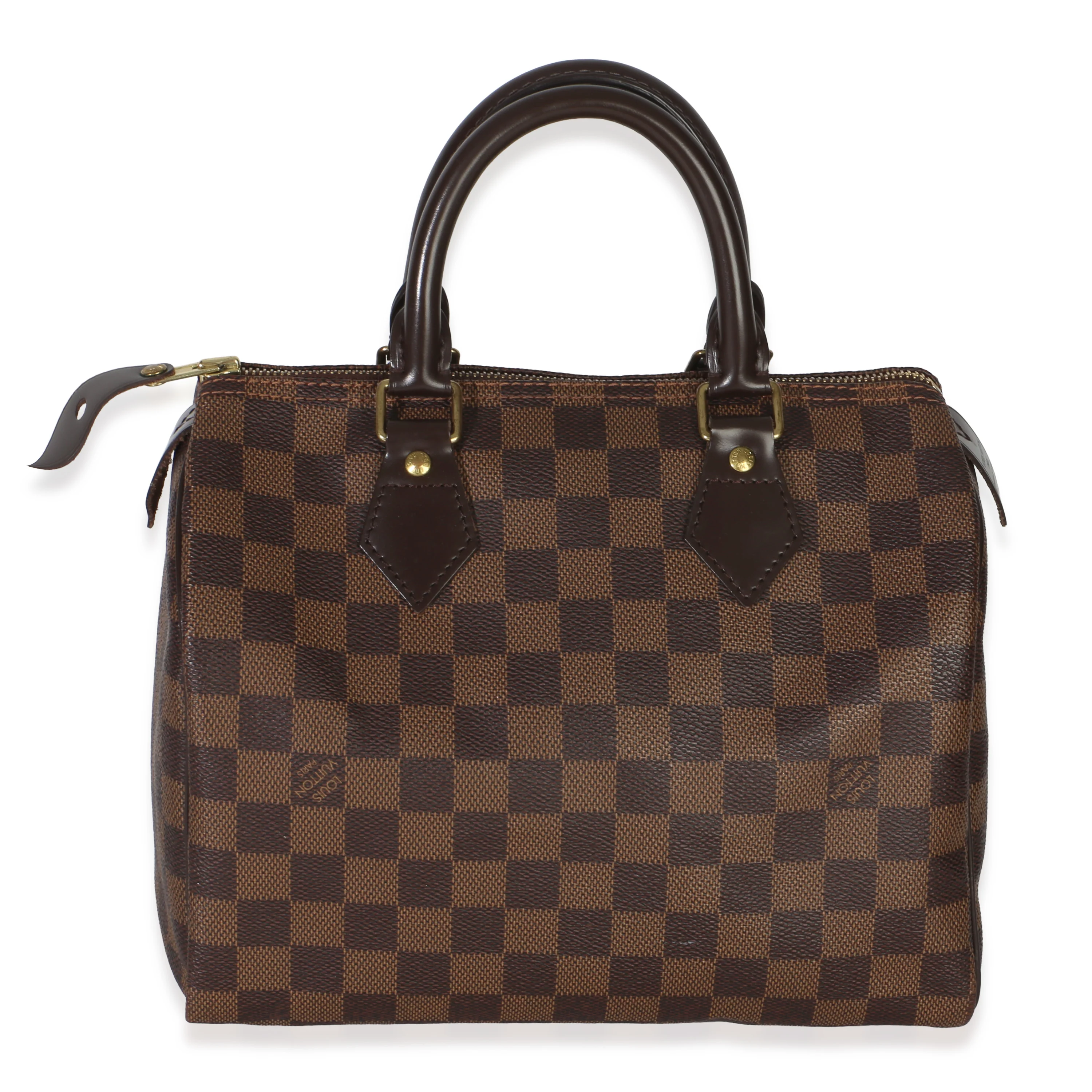 Damier Ebene Canvas Speedy 25