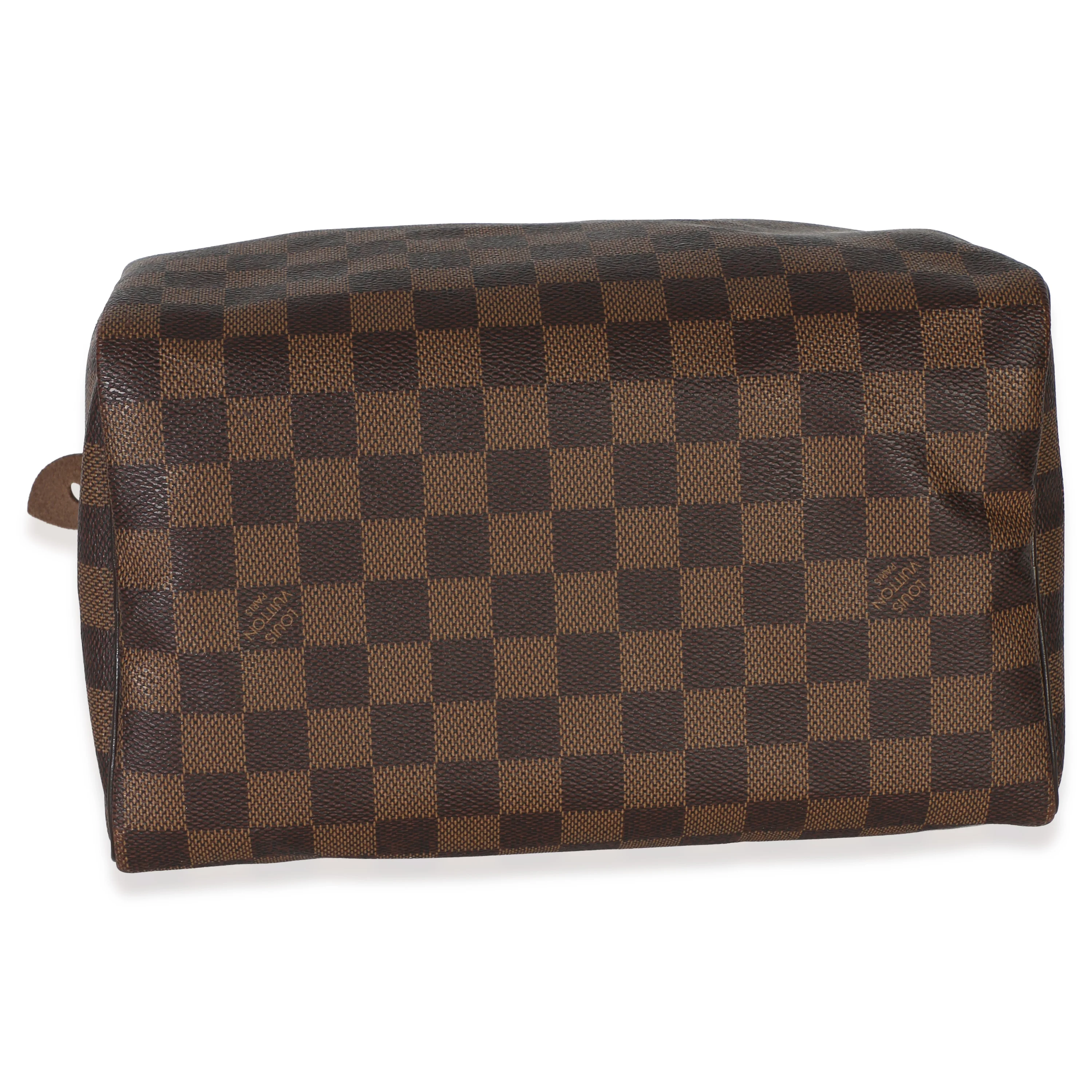 Damier Ebene Canvas Speedy 25 - Image 5