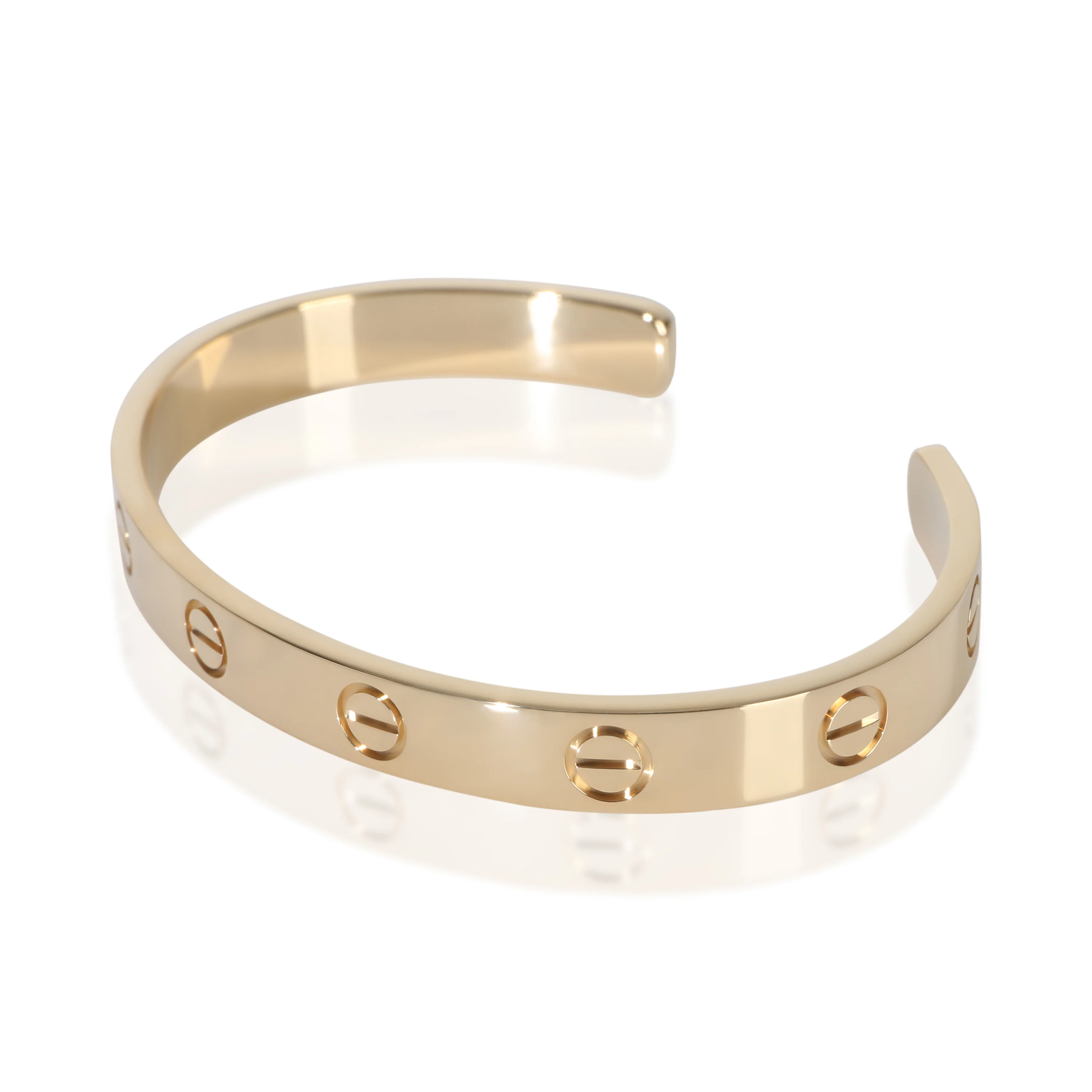Yellow Gold  Love Cuff Bracelet - Image 2
