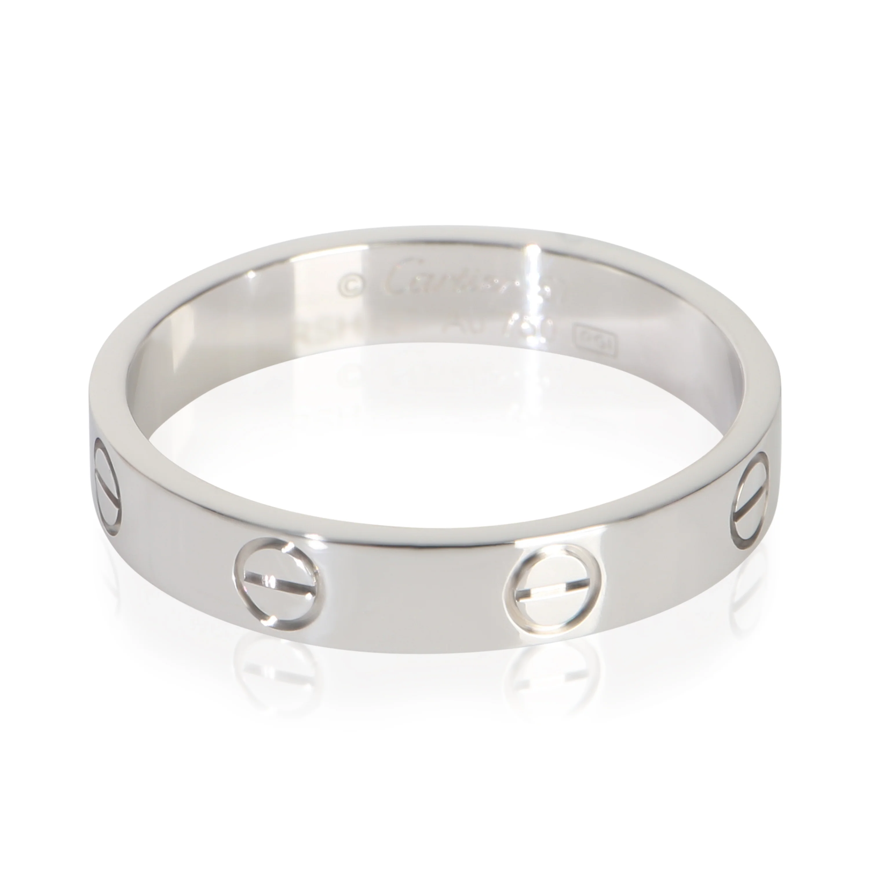 White Gold  Small Model Love Ring