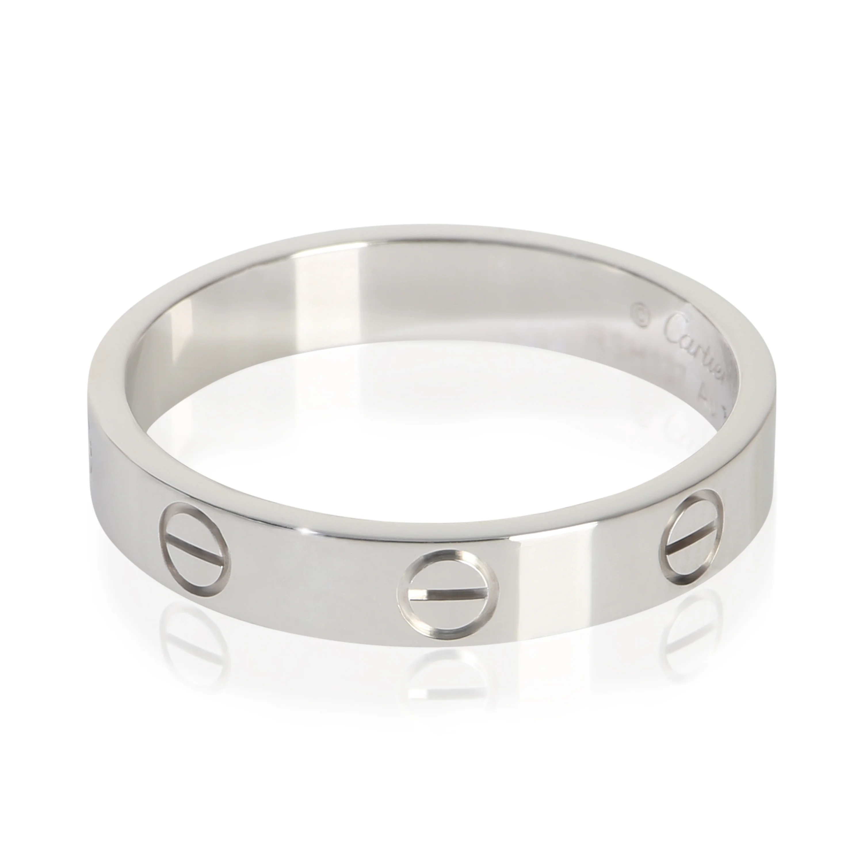 White Gold  Small Model Love Ring - Image 2