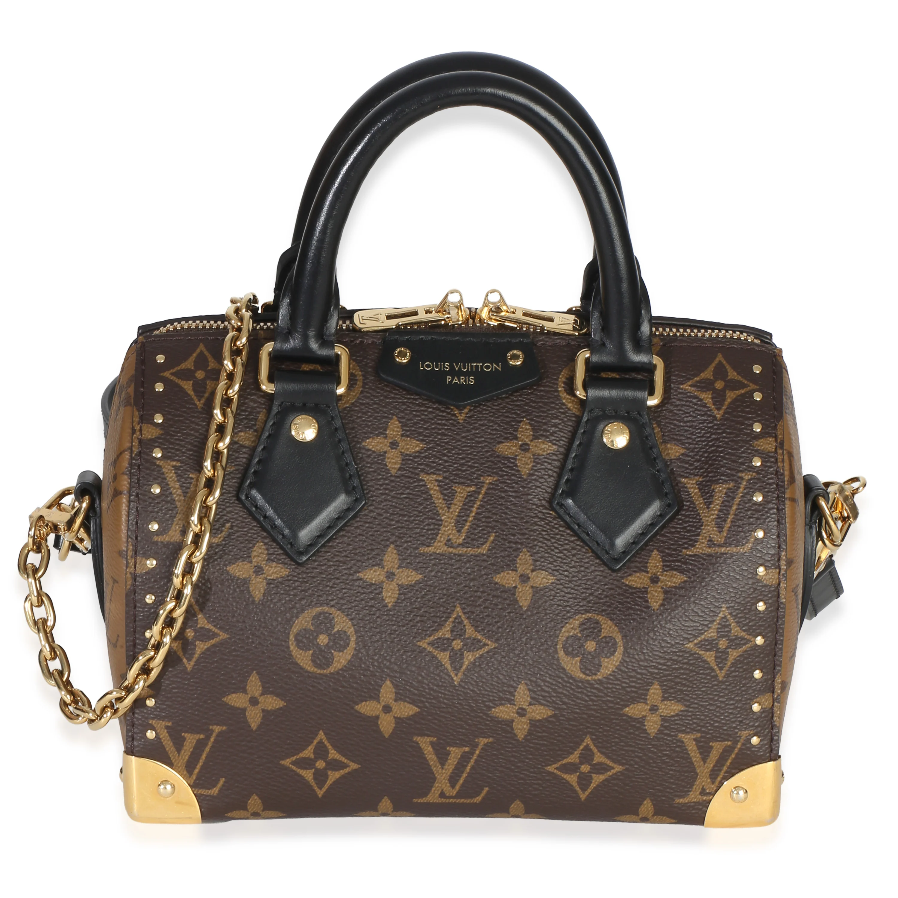Reverse Monogram Canvas Speedy Trunk 20