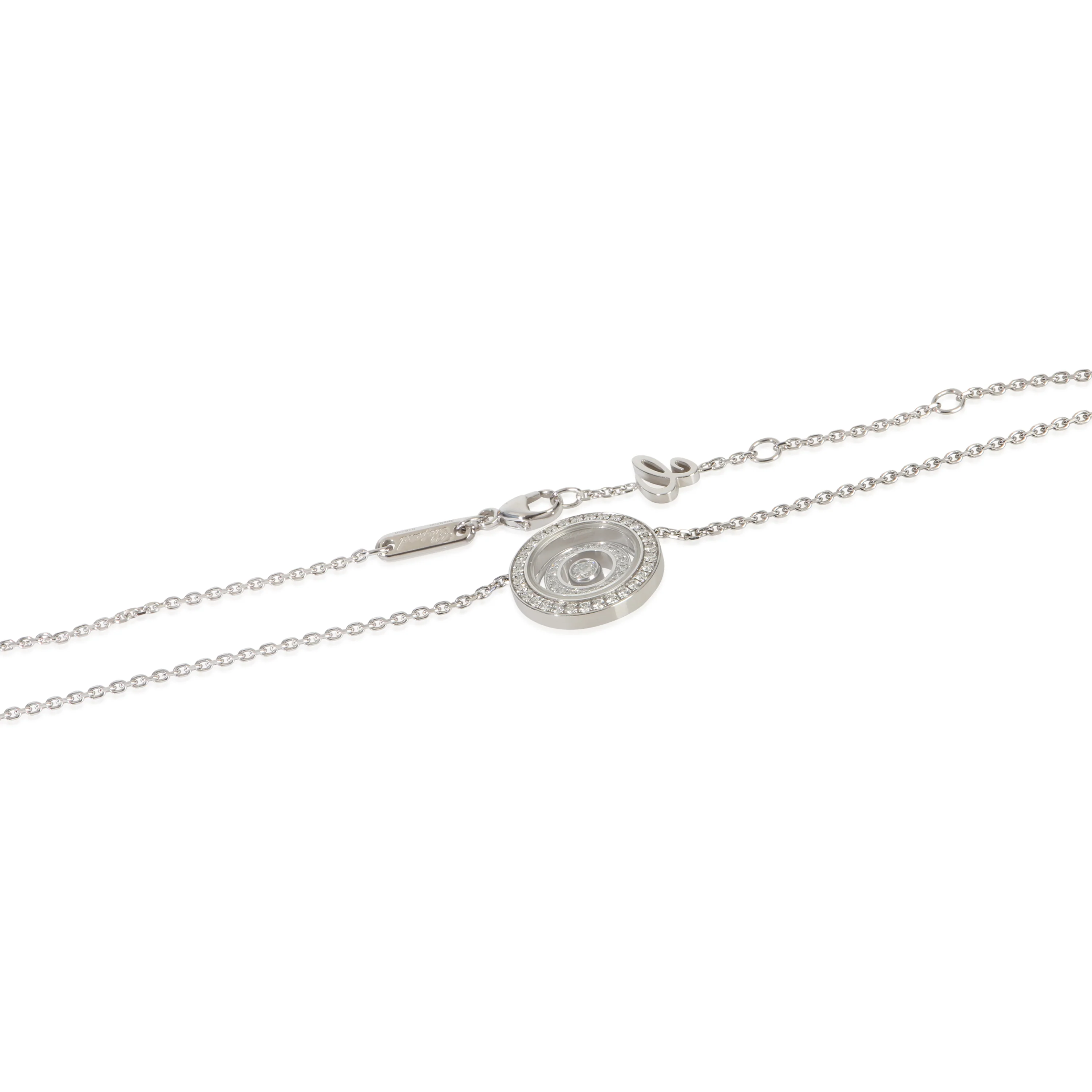 White Gold Diamond Happy Spirit Pendant - Image 2