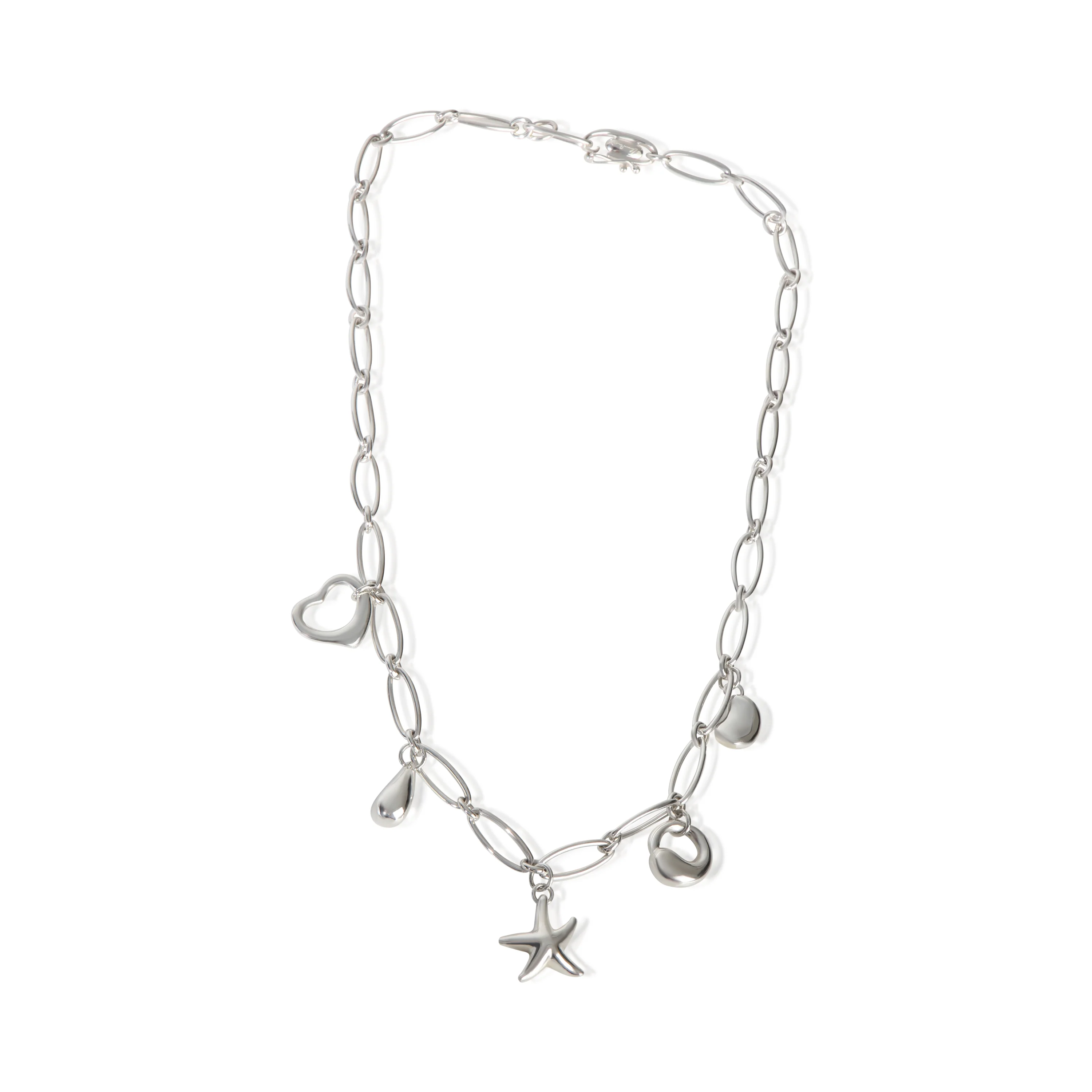 Sterling Silver  Elsa Peretti Charm Necklace - Image 3
