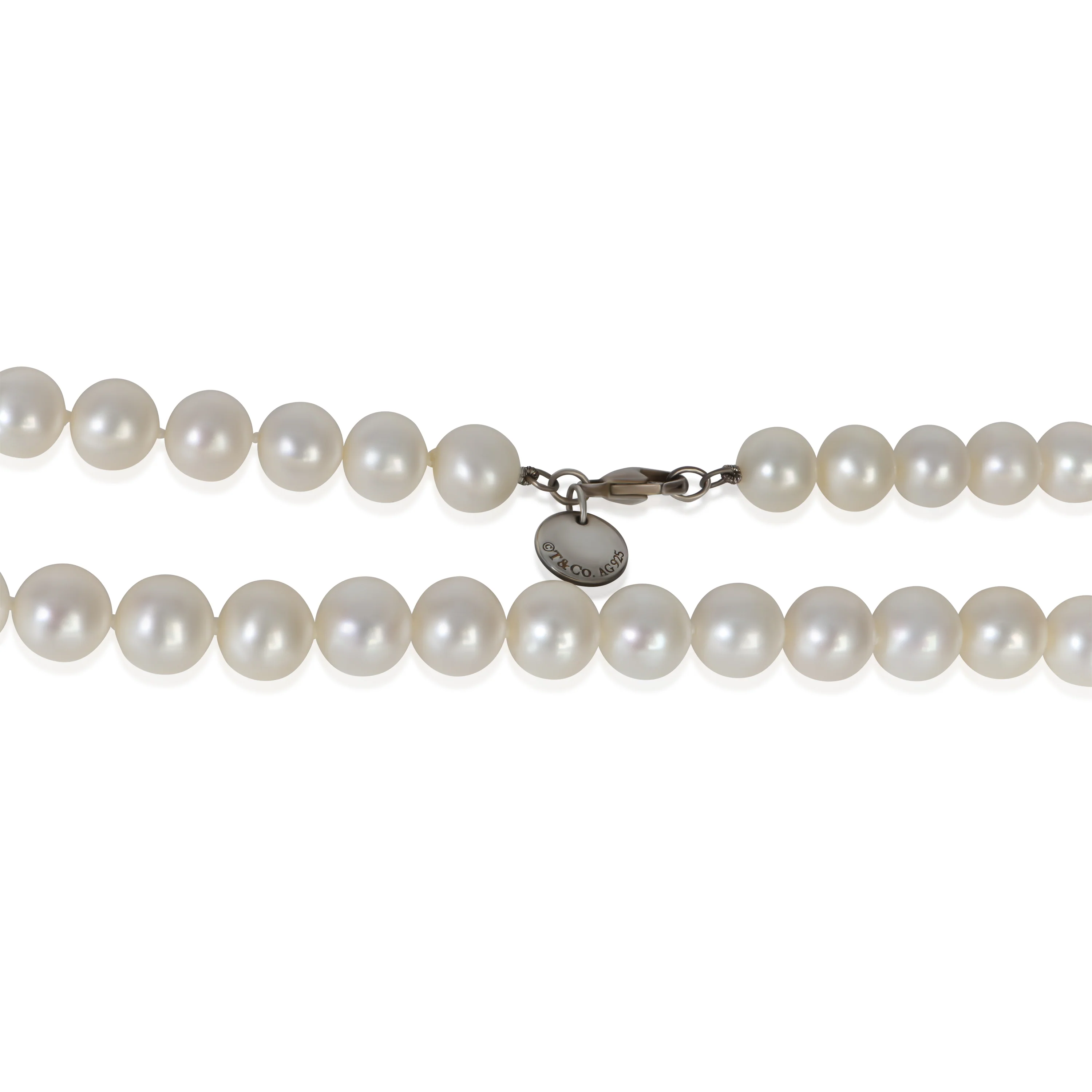 Sterling Silver Pearl Ziegfeld 8-9mm Necklace - Image 2