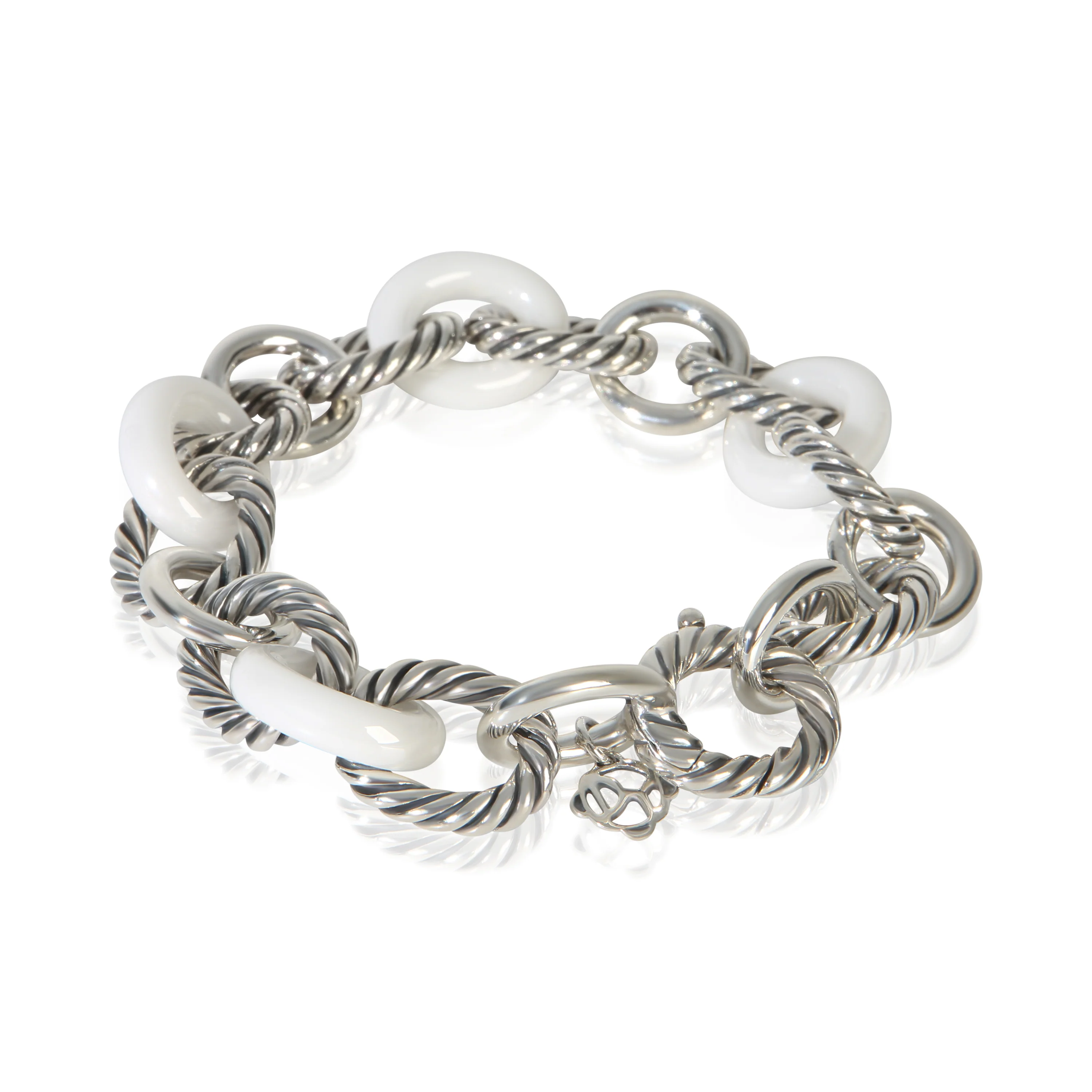 Sterling Silver Oval Link Bracelet - Image 3