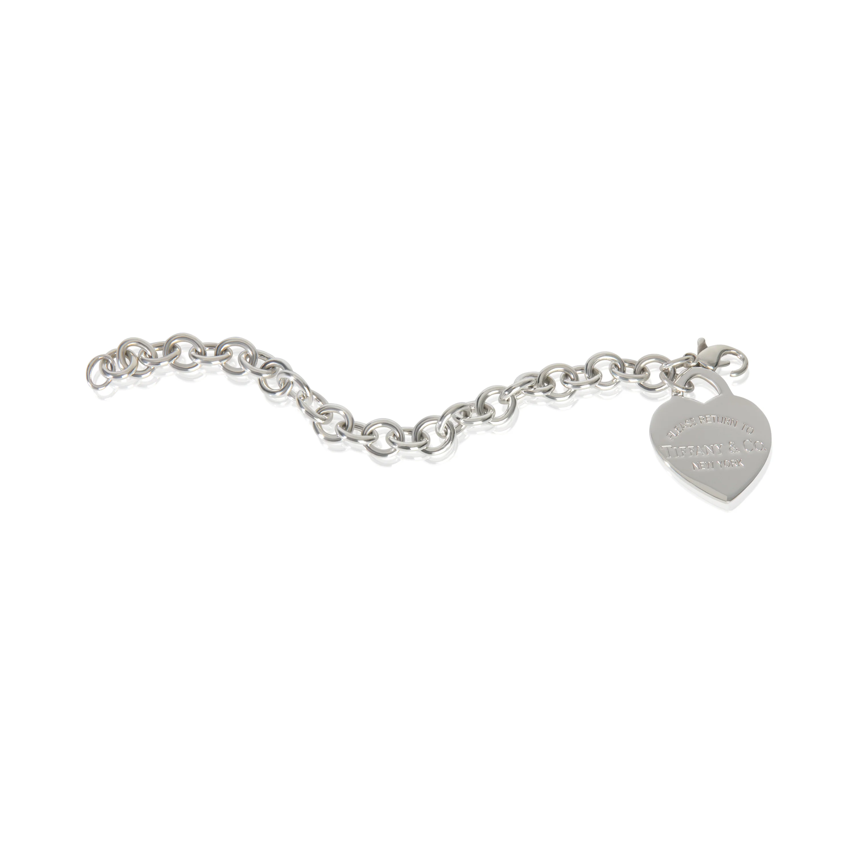Sterling Silver XL Return To Tiffany Heart Bracelet - Image 4