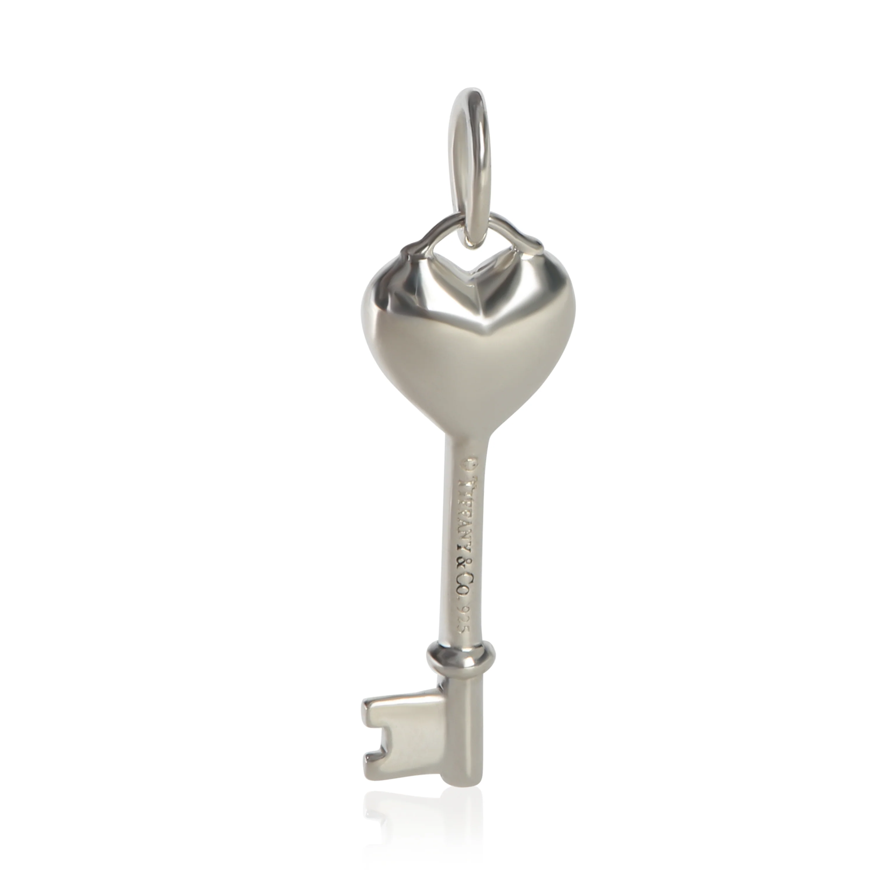 Sterling Silver  Heart Key Pendant - Image 3