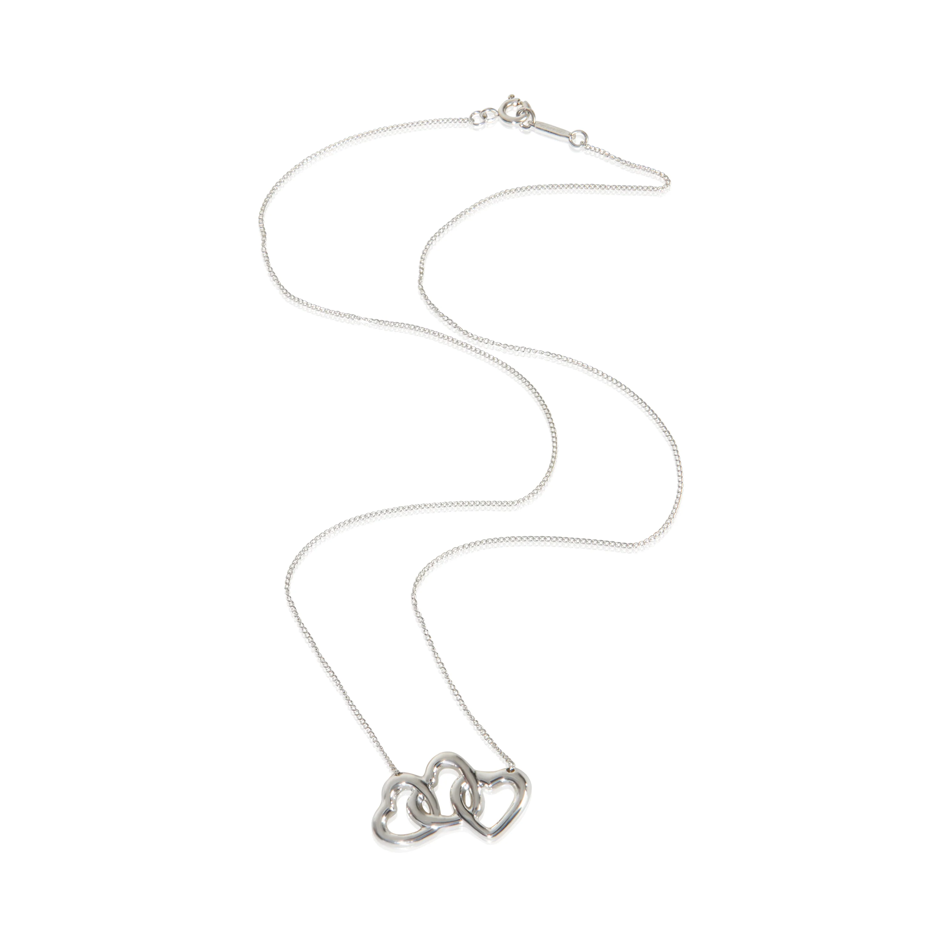 Sterling Silver Triple Heart Pendant - Image 3