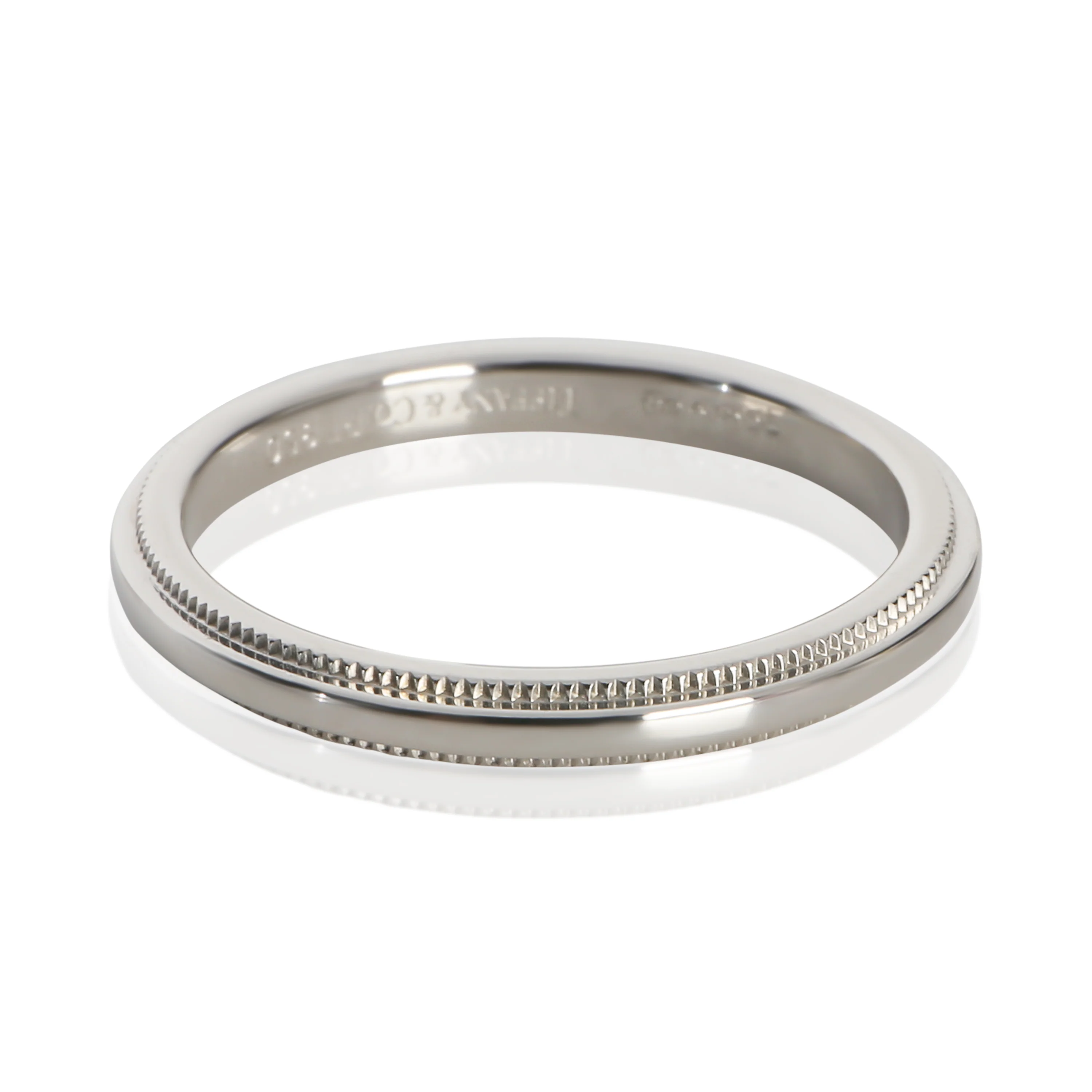 Platinum 2mm Milgrain Band