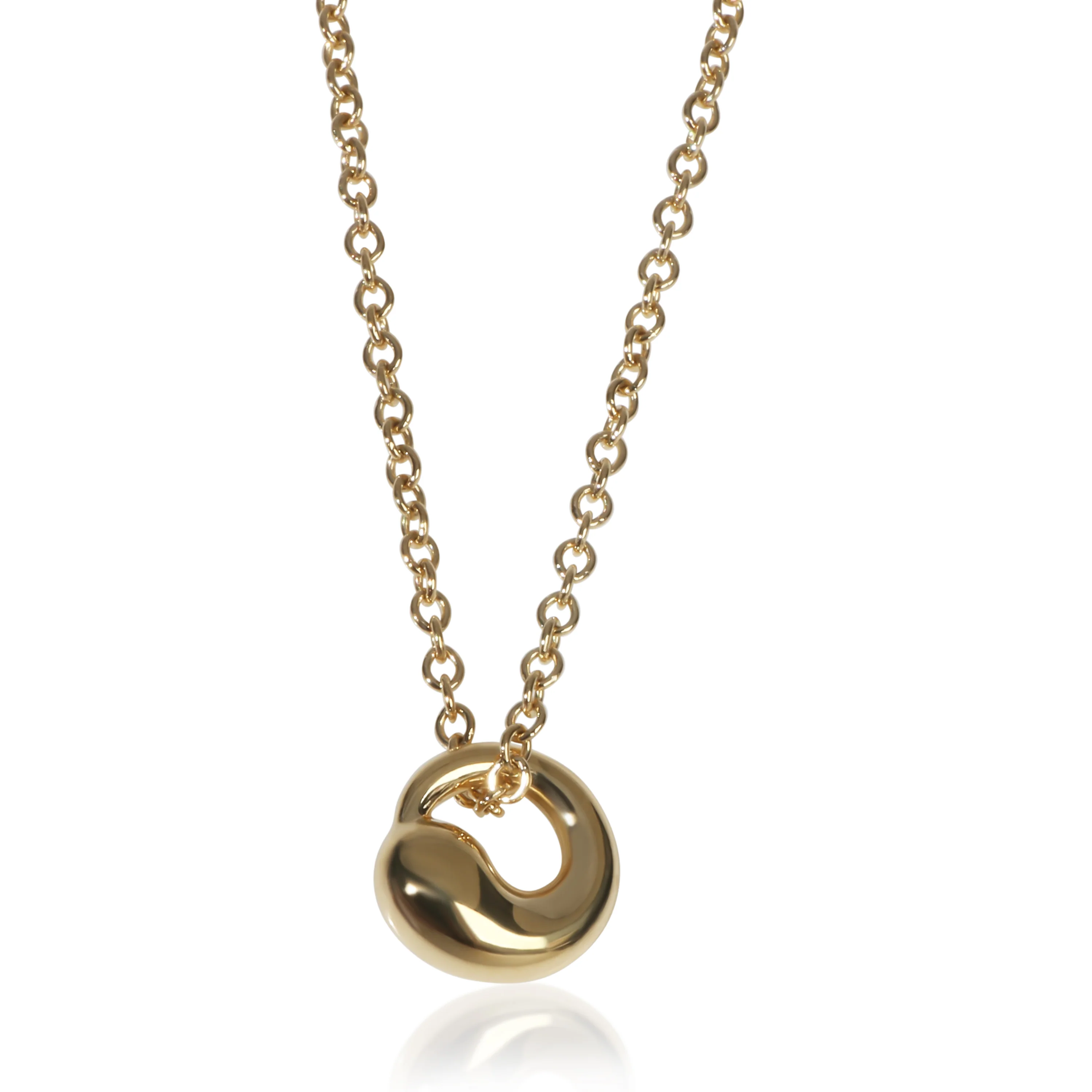 Yellow Gold  Elsa Peretti Small Eternal Circle Pendant