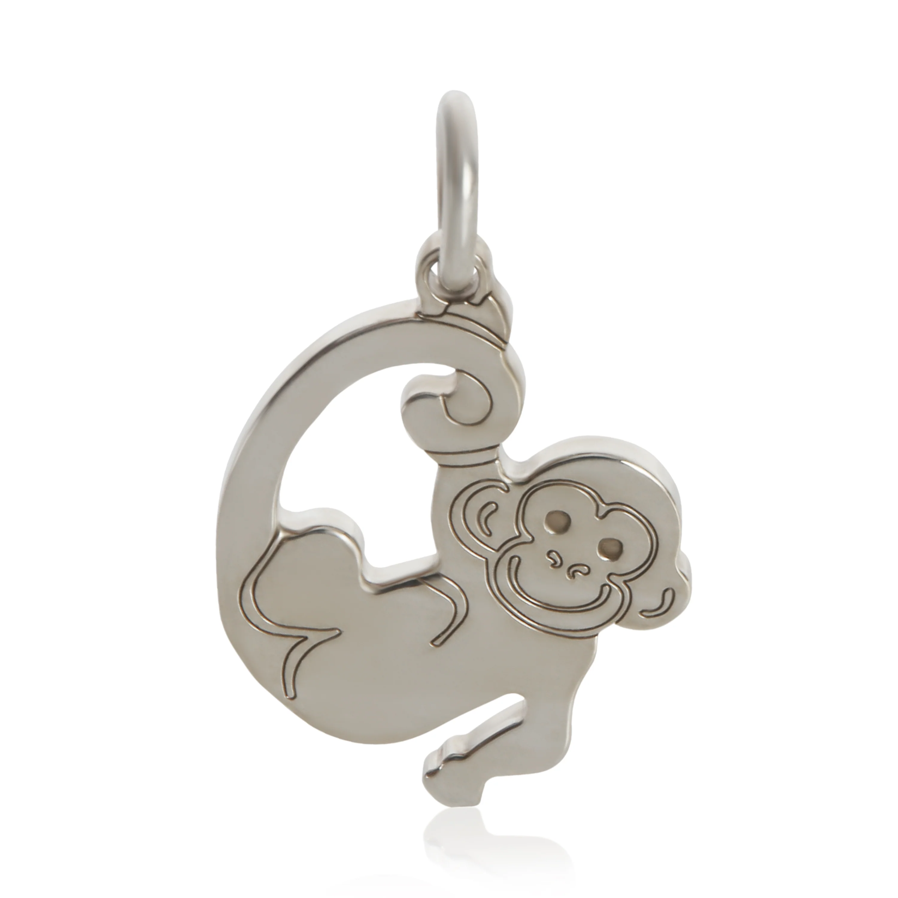 Sterling Silver  Monkey Charm
