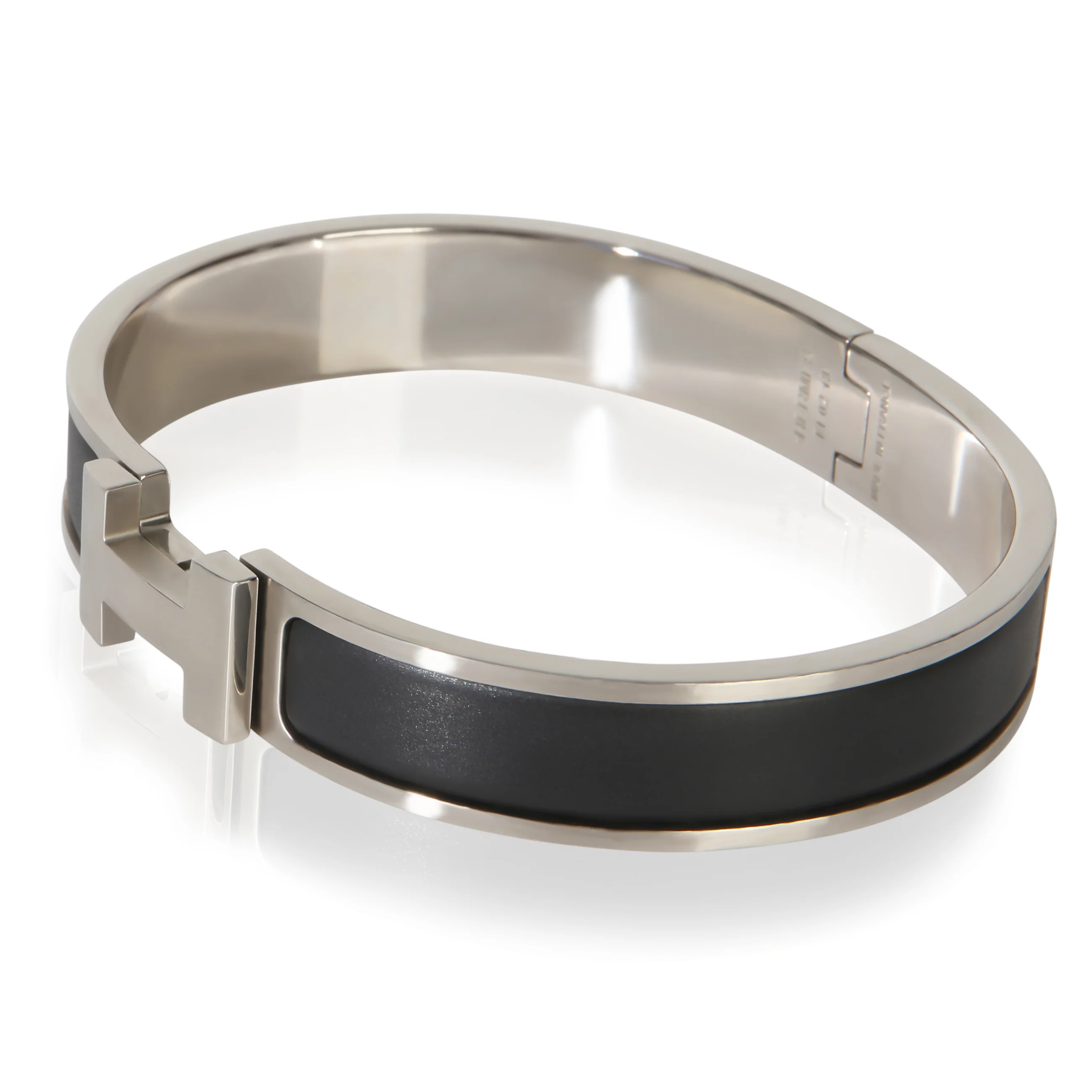 Clic HH In Noir Mat Bracelet - Image 2