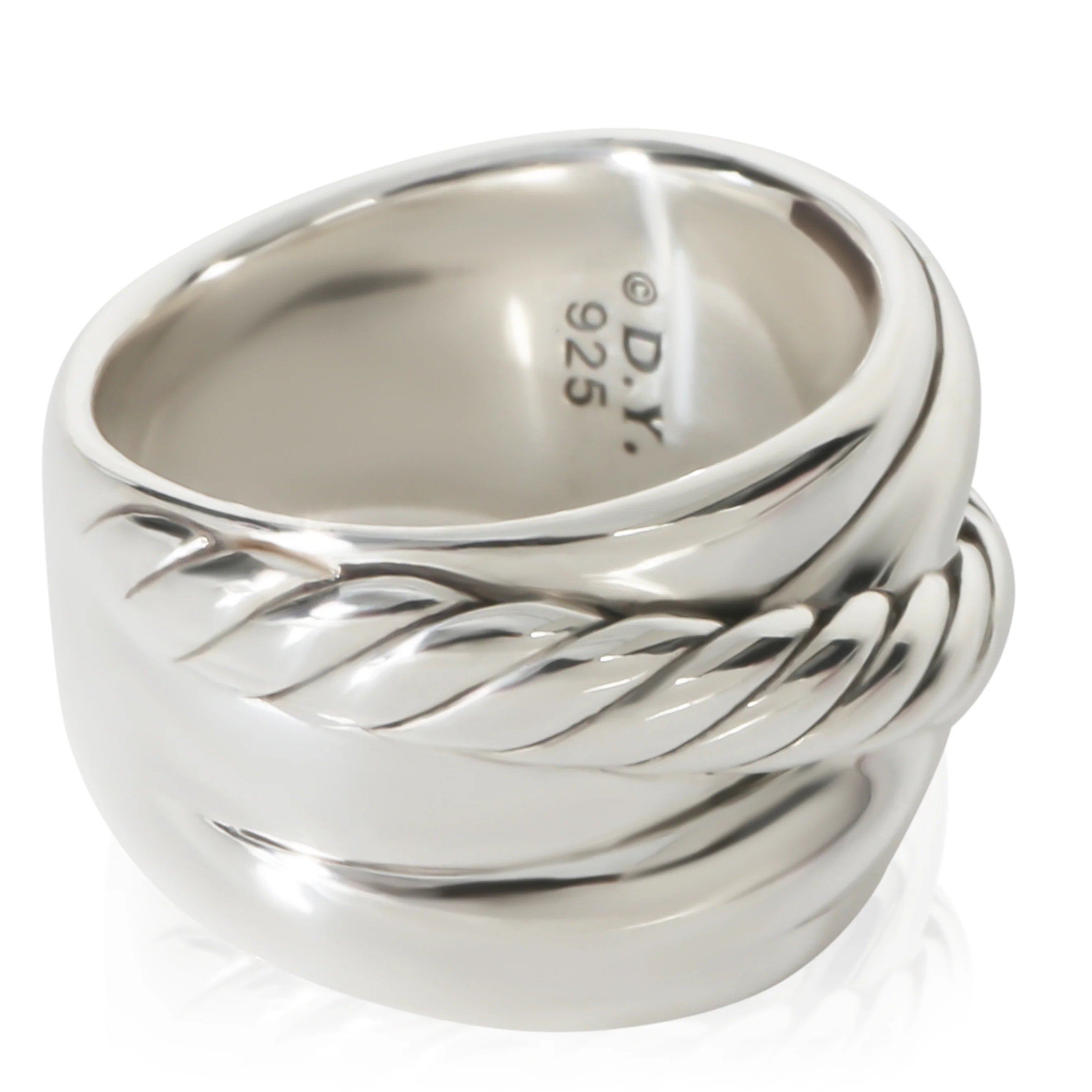 Sterling Silver Crossover Ring - Image 2