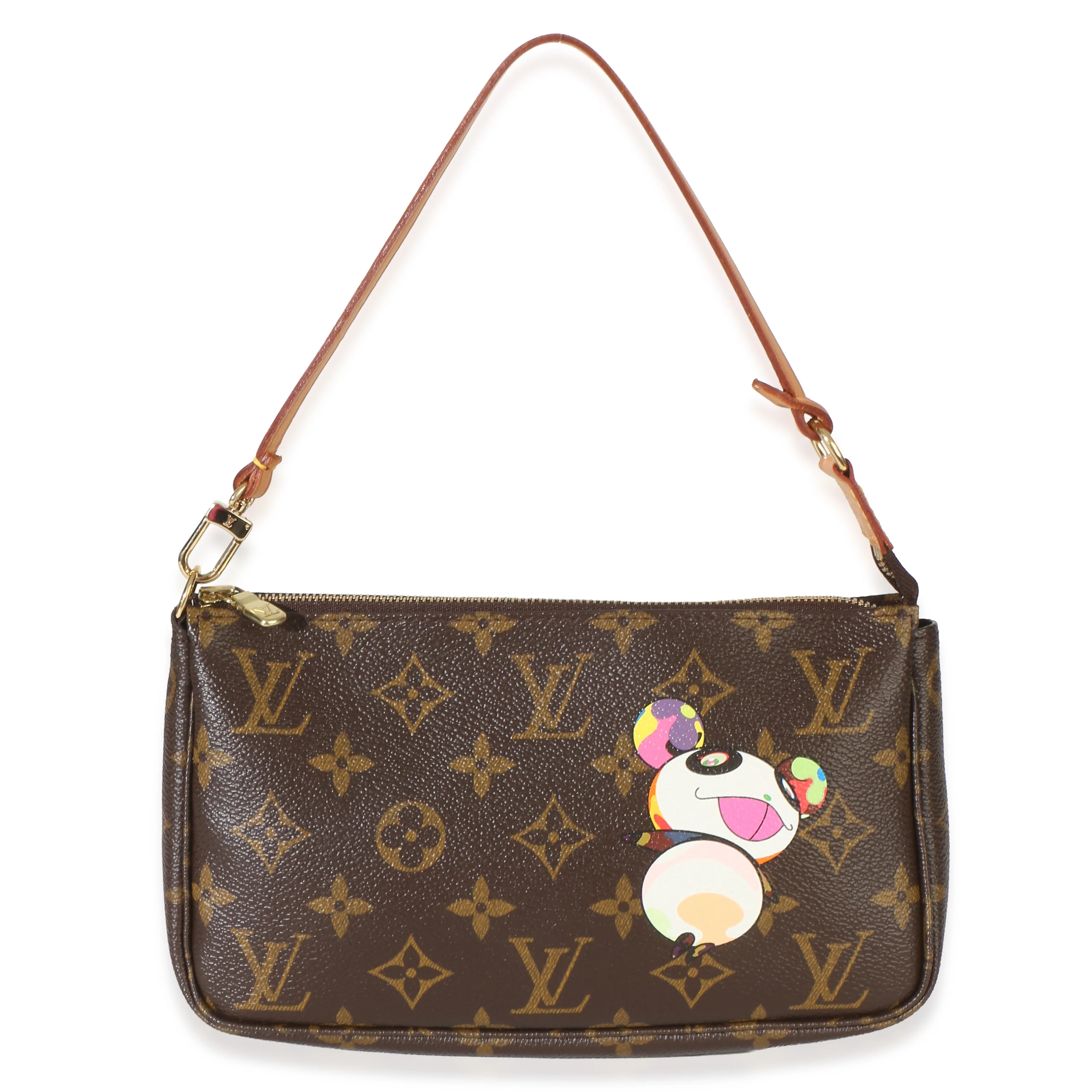 x Takashi Murakami Monogram Canvas Panda Pochette Accessoires