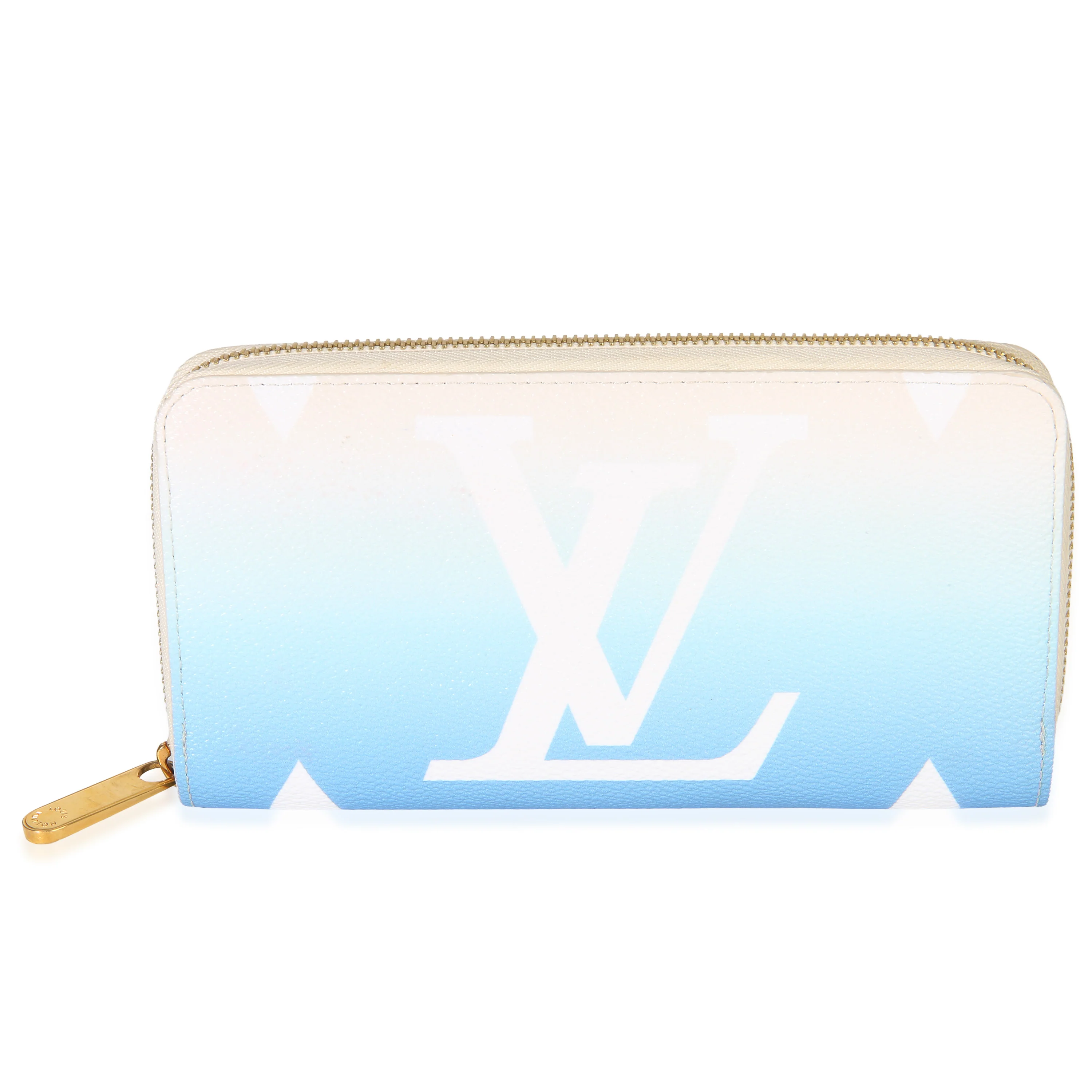 Blue Giant Monogram Canvas By The Pool Zippy Wallet