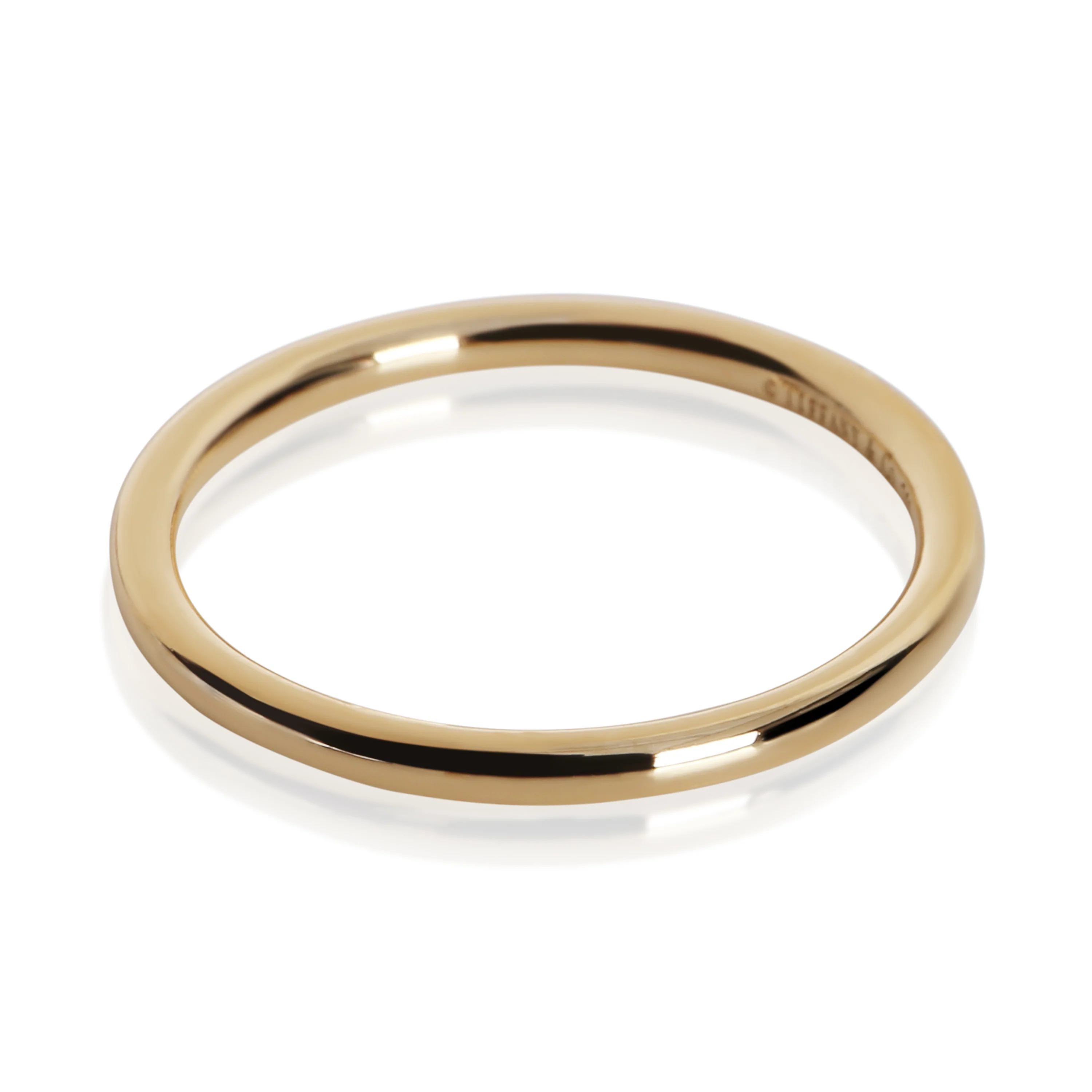 Yellow Gold  1.6mm Round Band - Image 2