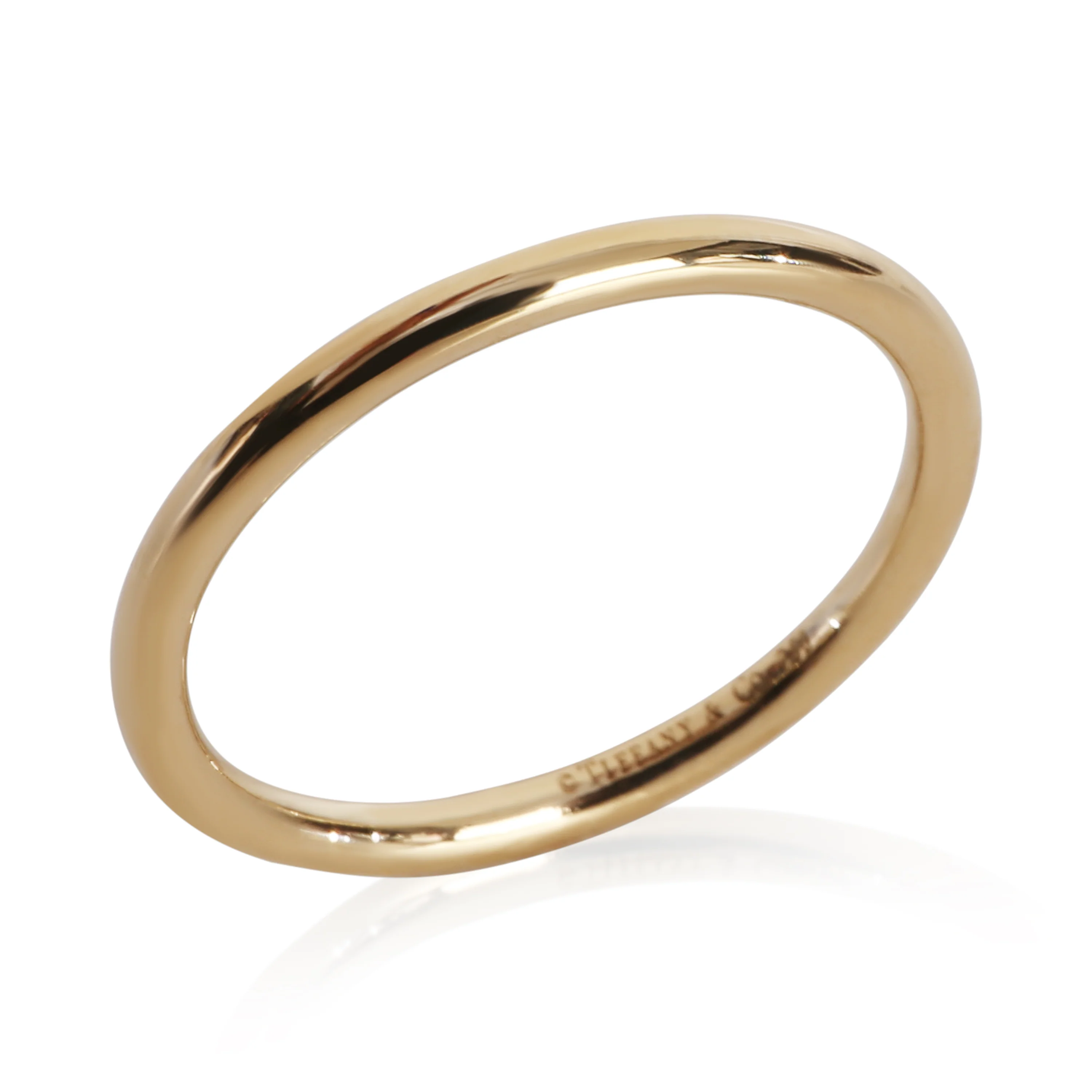 Yellow Gold  1.6mm Round Band - Image 4