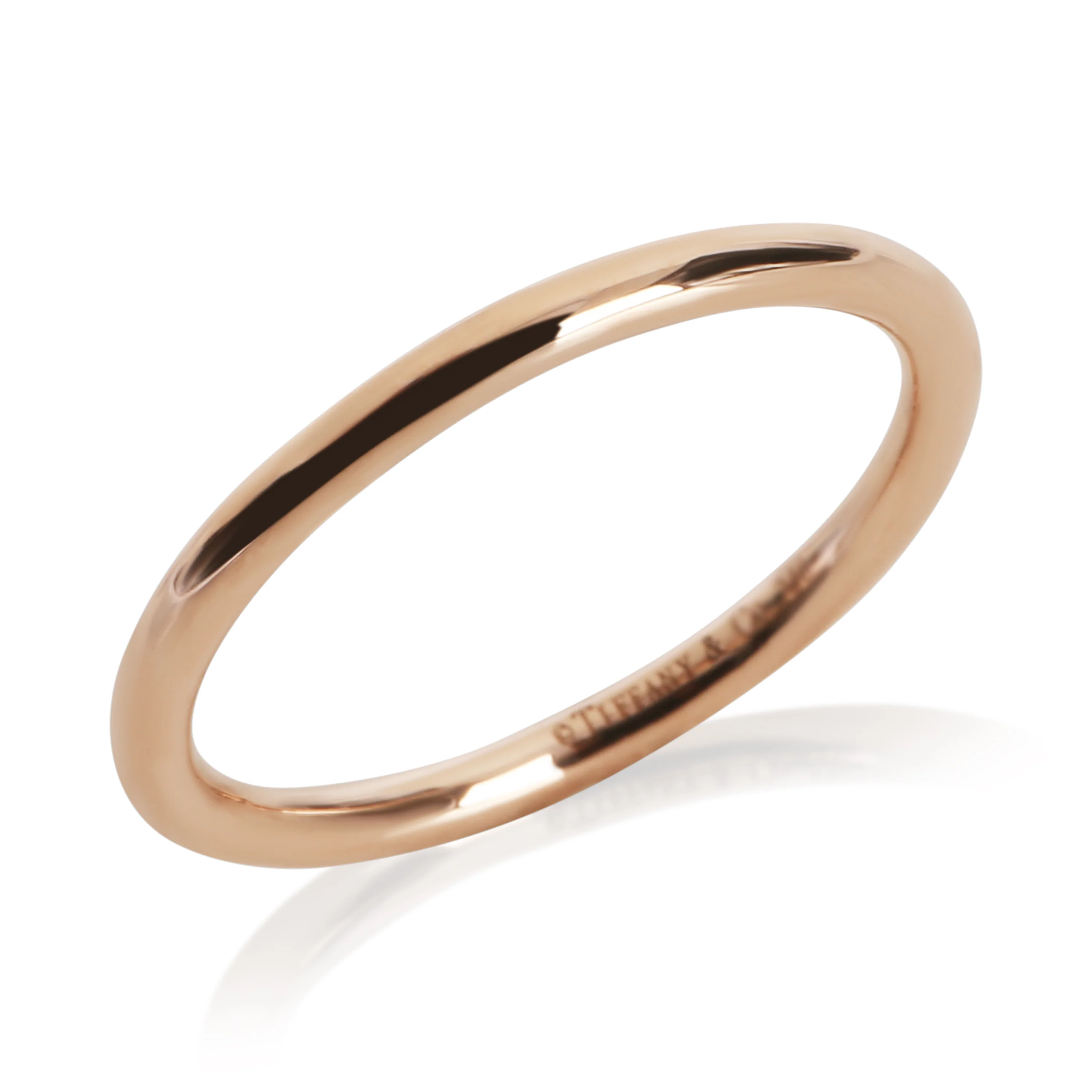 Rose Gold 1.6mm Round Band - Image 3