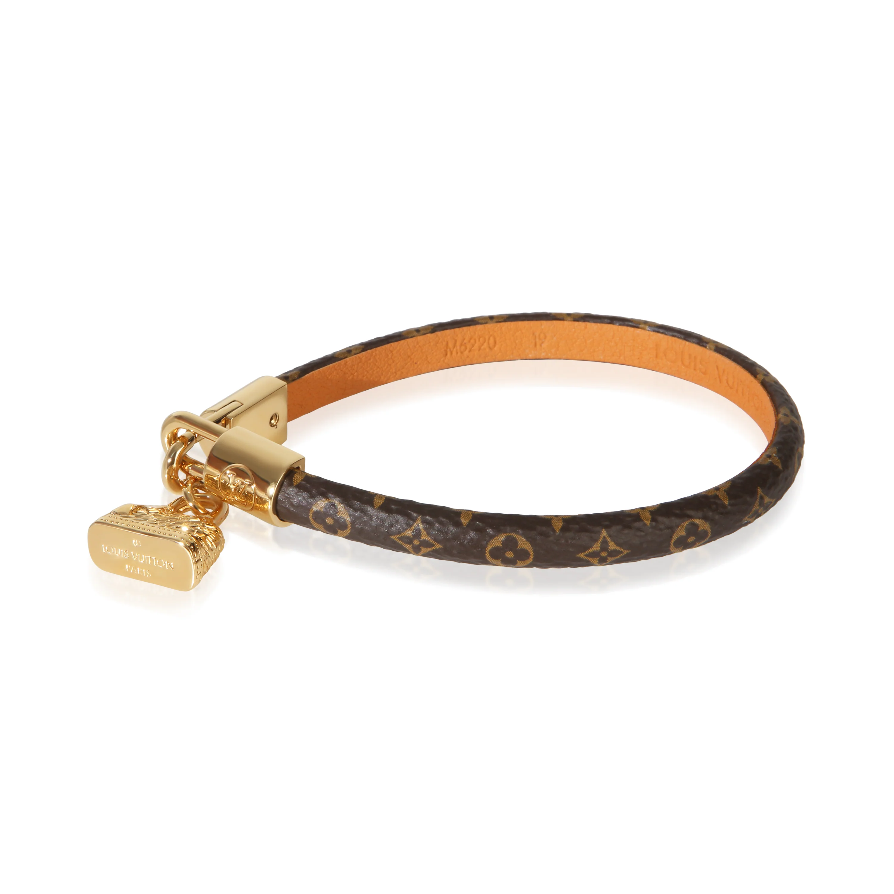 Gold-Plated  Monogram Canvas Alma Bracelet - Image 2