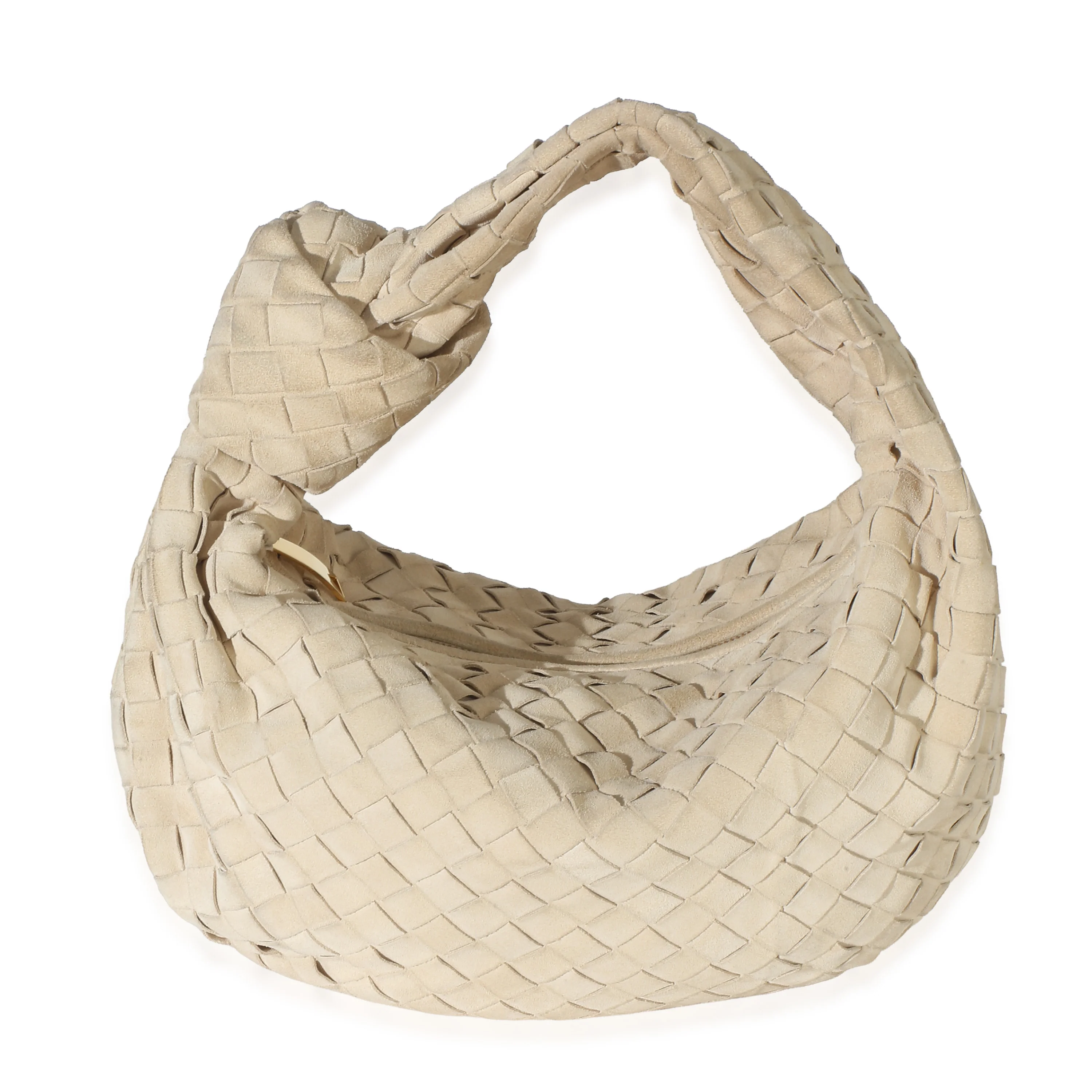 Beige Intrecciato Suede Teen Jodie