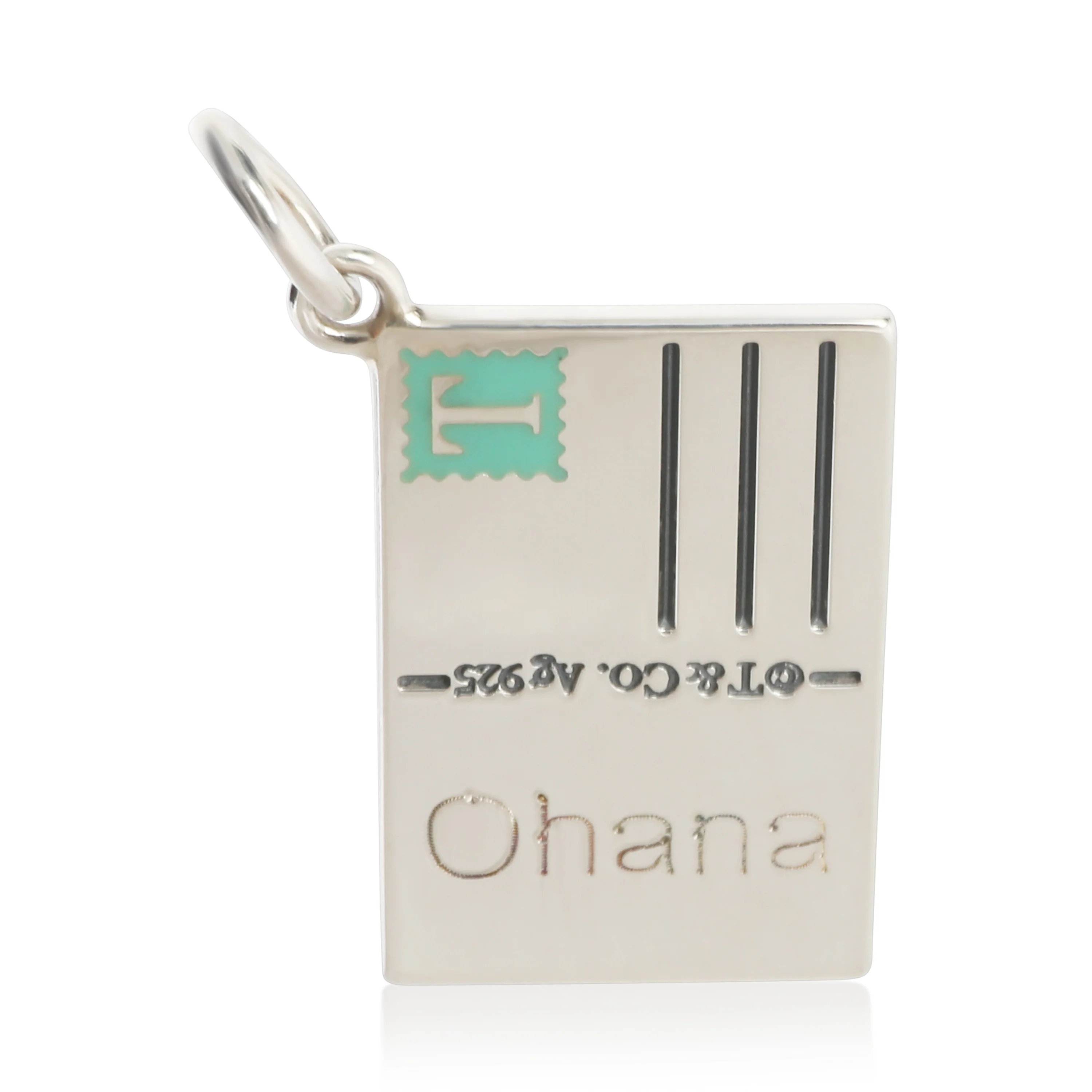 Sterling Silver  Aloha From Hawaii Envelope Charm