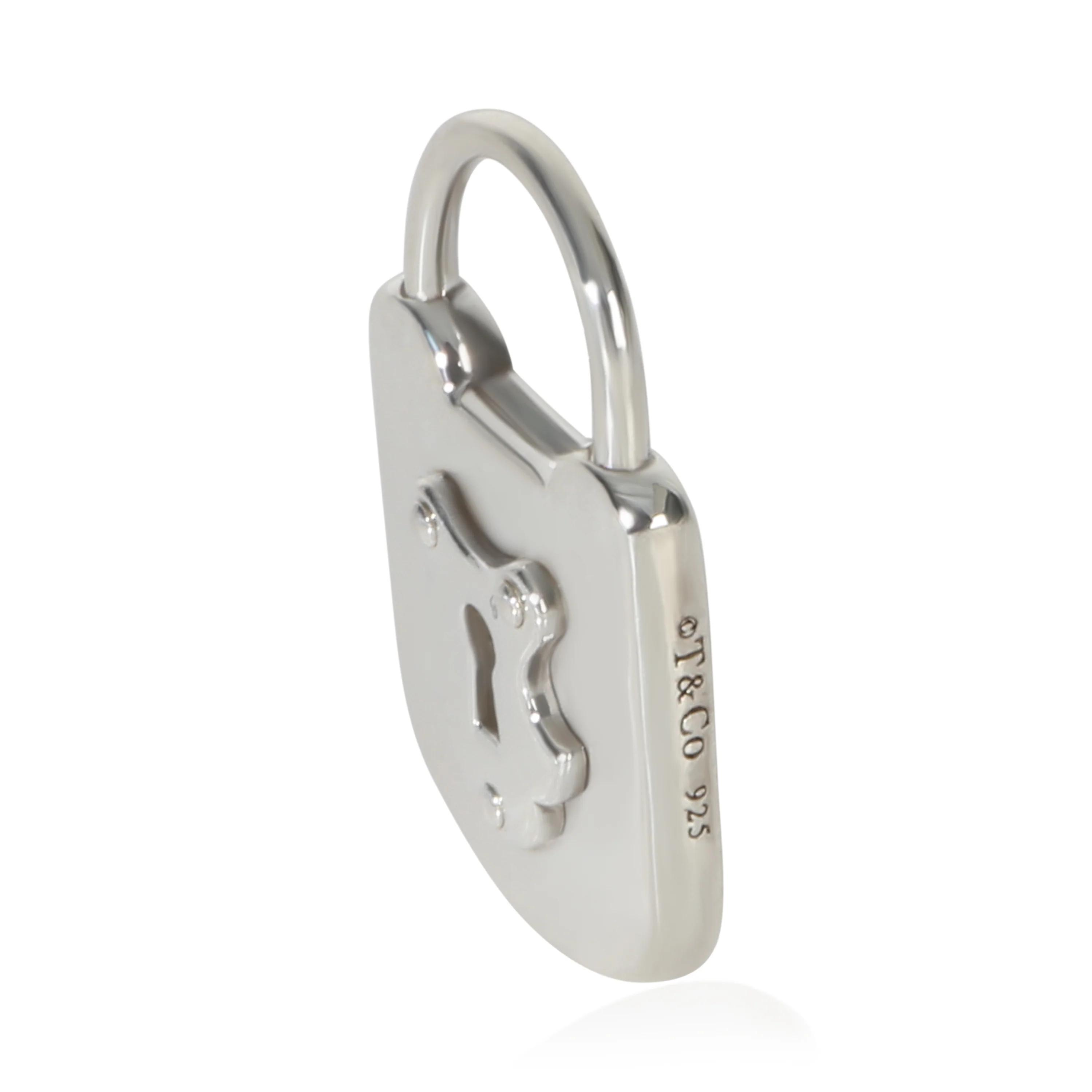 Sterling Silver  Lock Pendant - Image 3