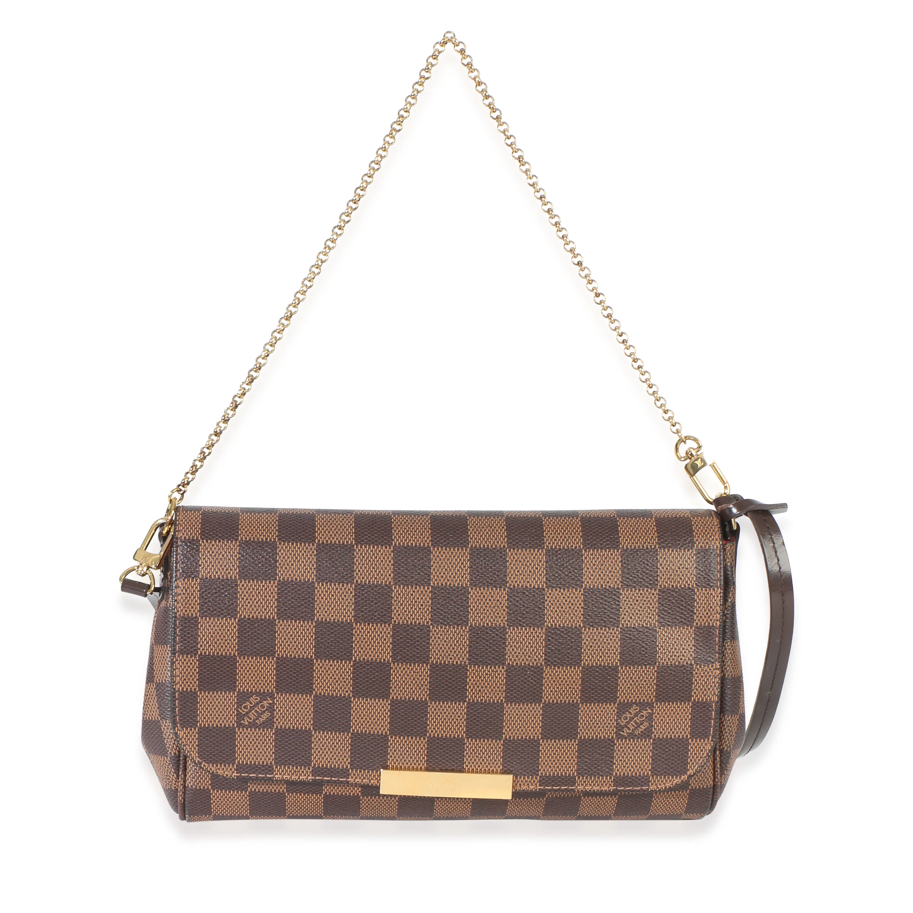 Damier Ebene Canvas Favorite MM