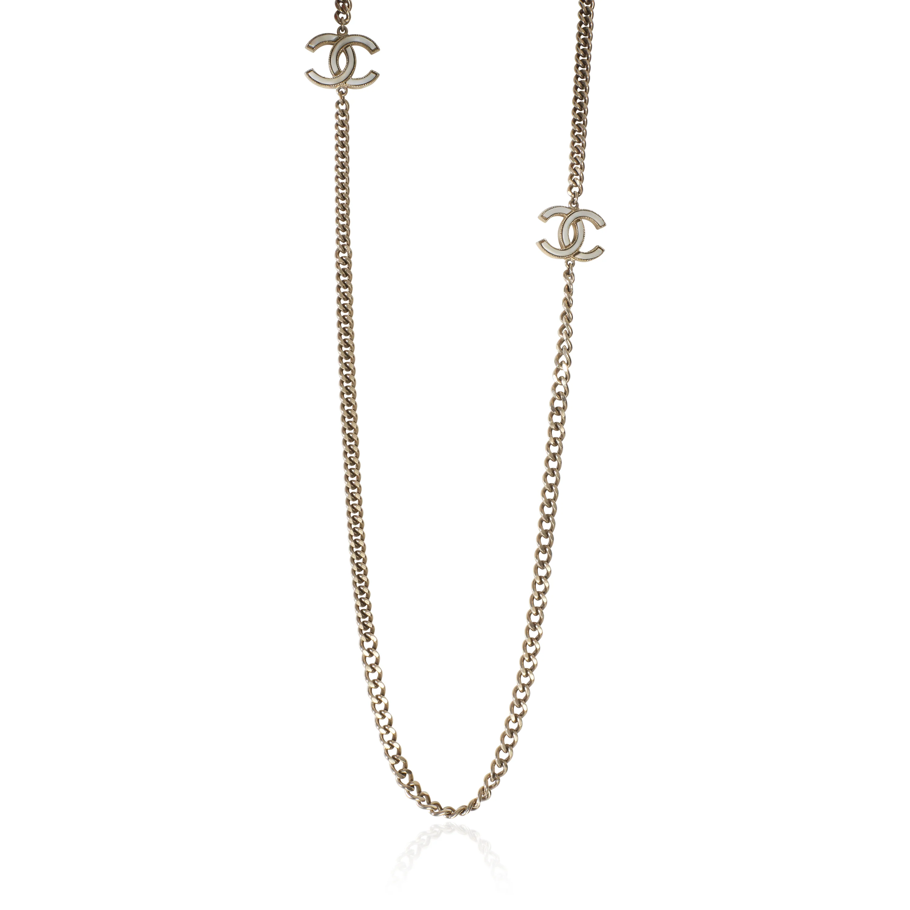 Gold-Plated 2015 CC Station Necklace