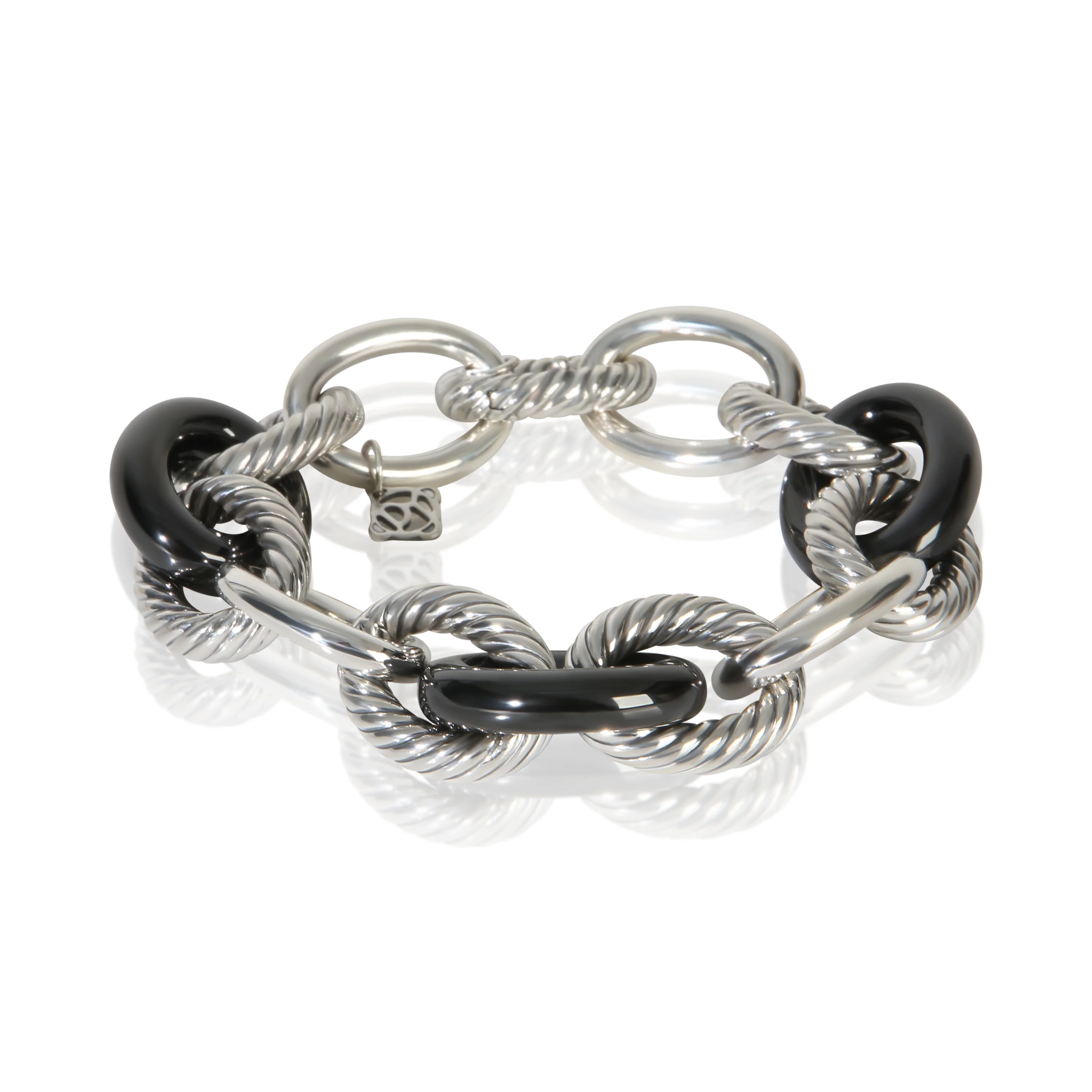 Sterling Silver  Oval Link Bracelet