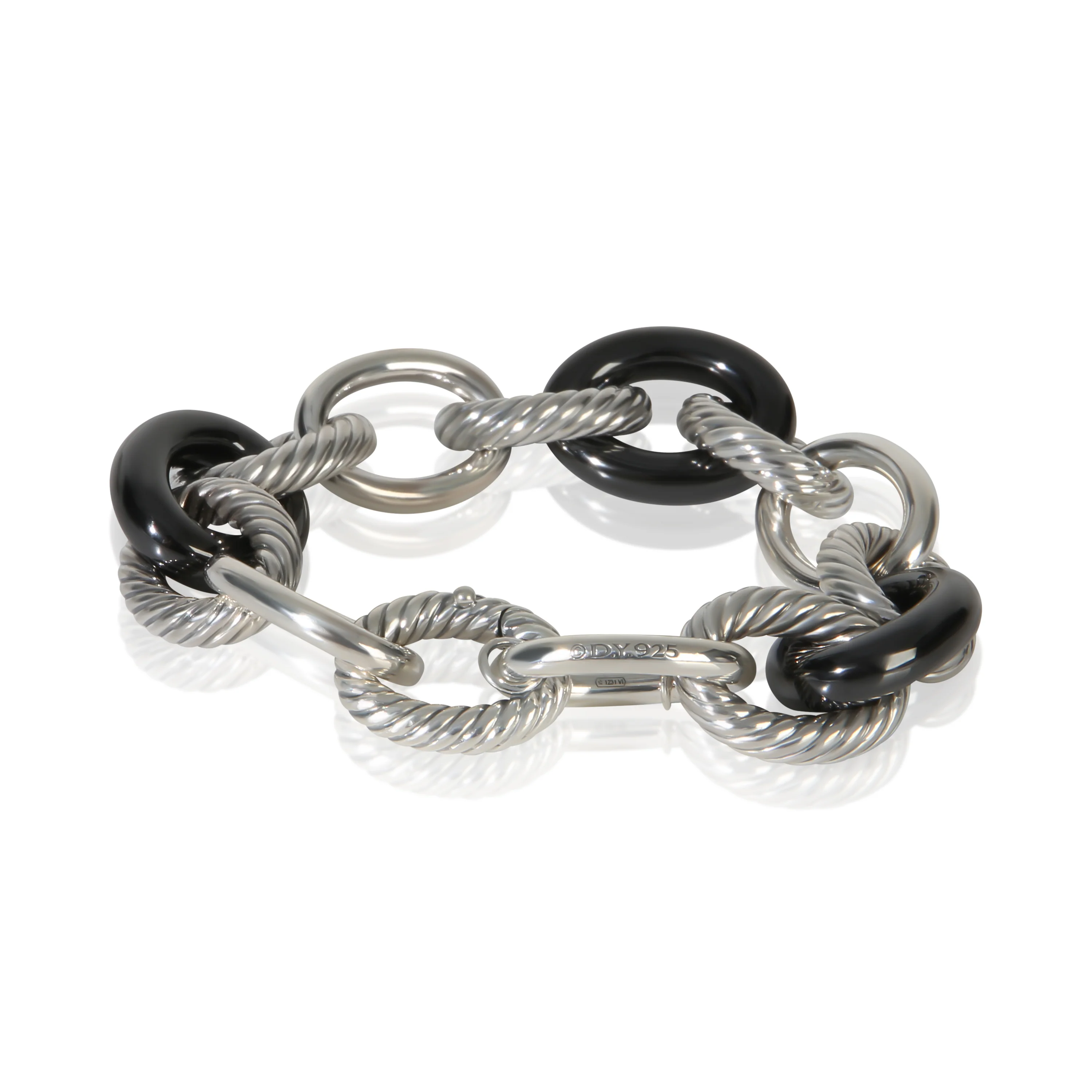 Sterling Silver  Oval Link Bracelet - Image 3