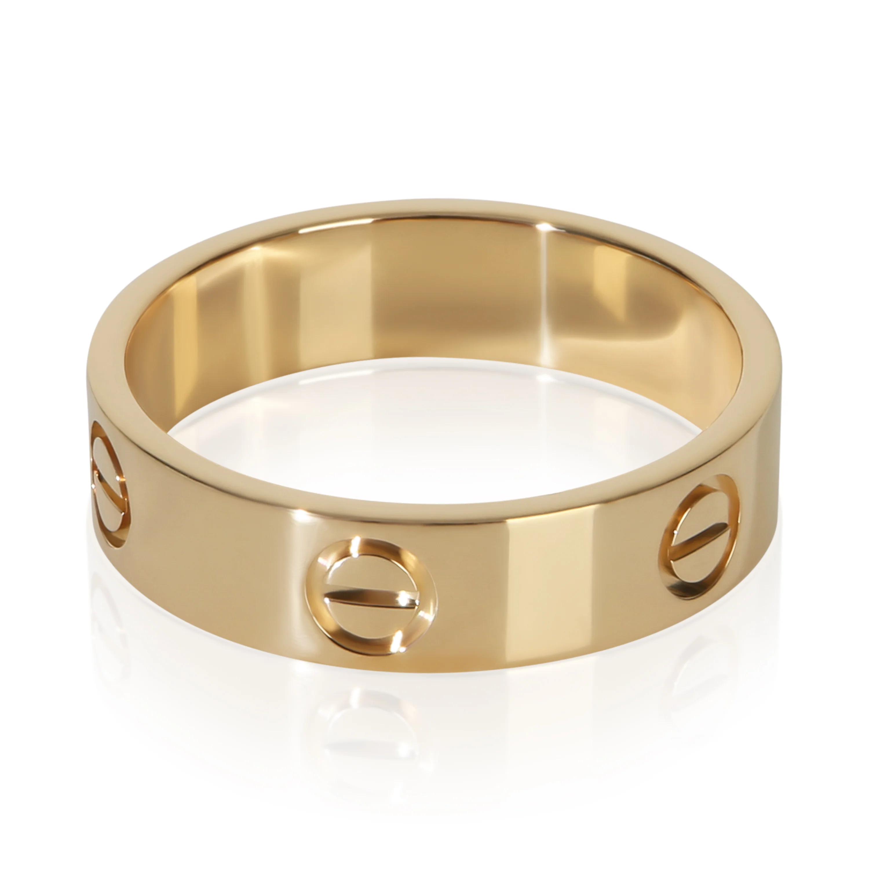 Yellow Gold Love Ring - Image 3