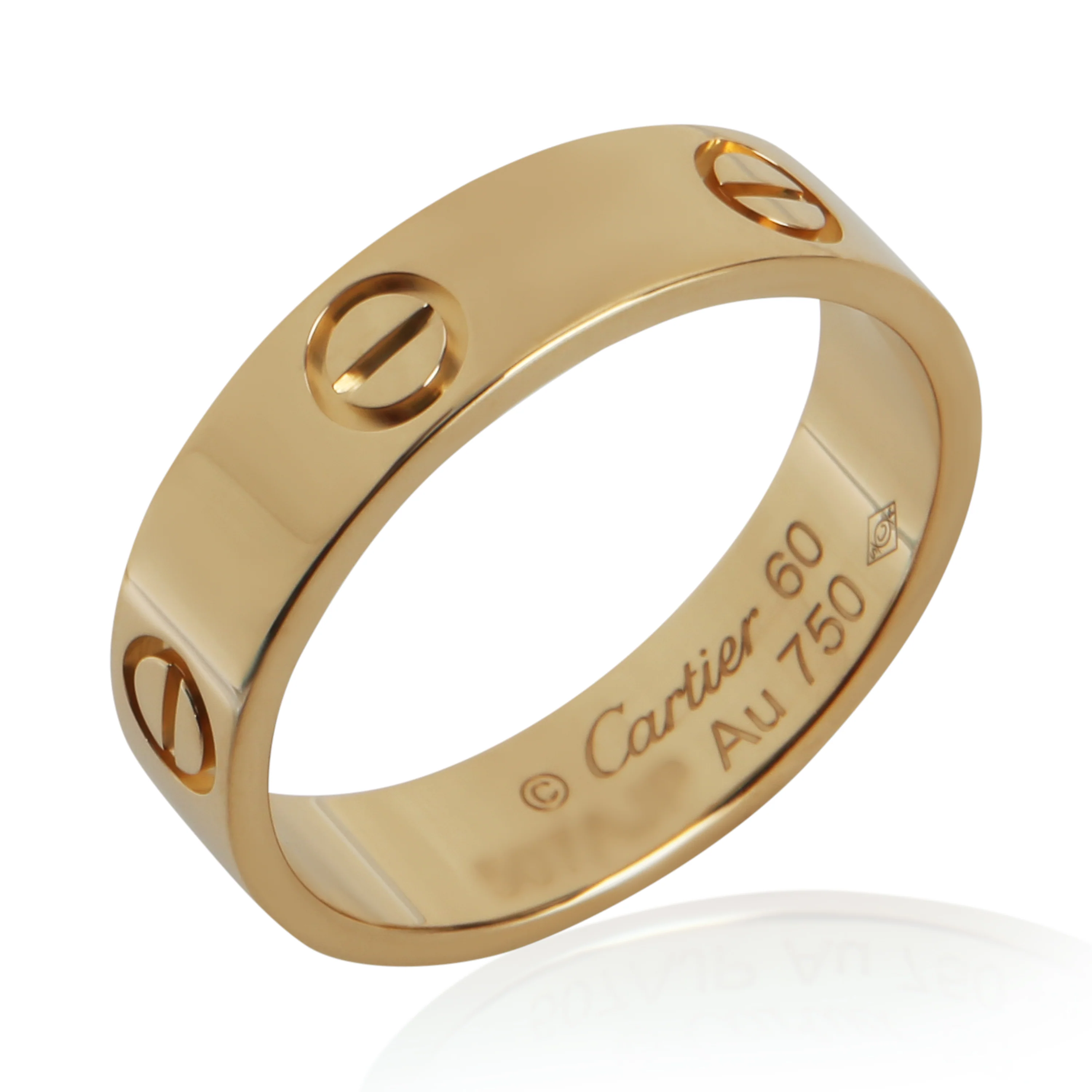 Yellow Gold Love Ring - Image 4