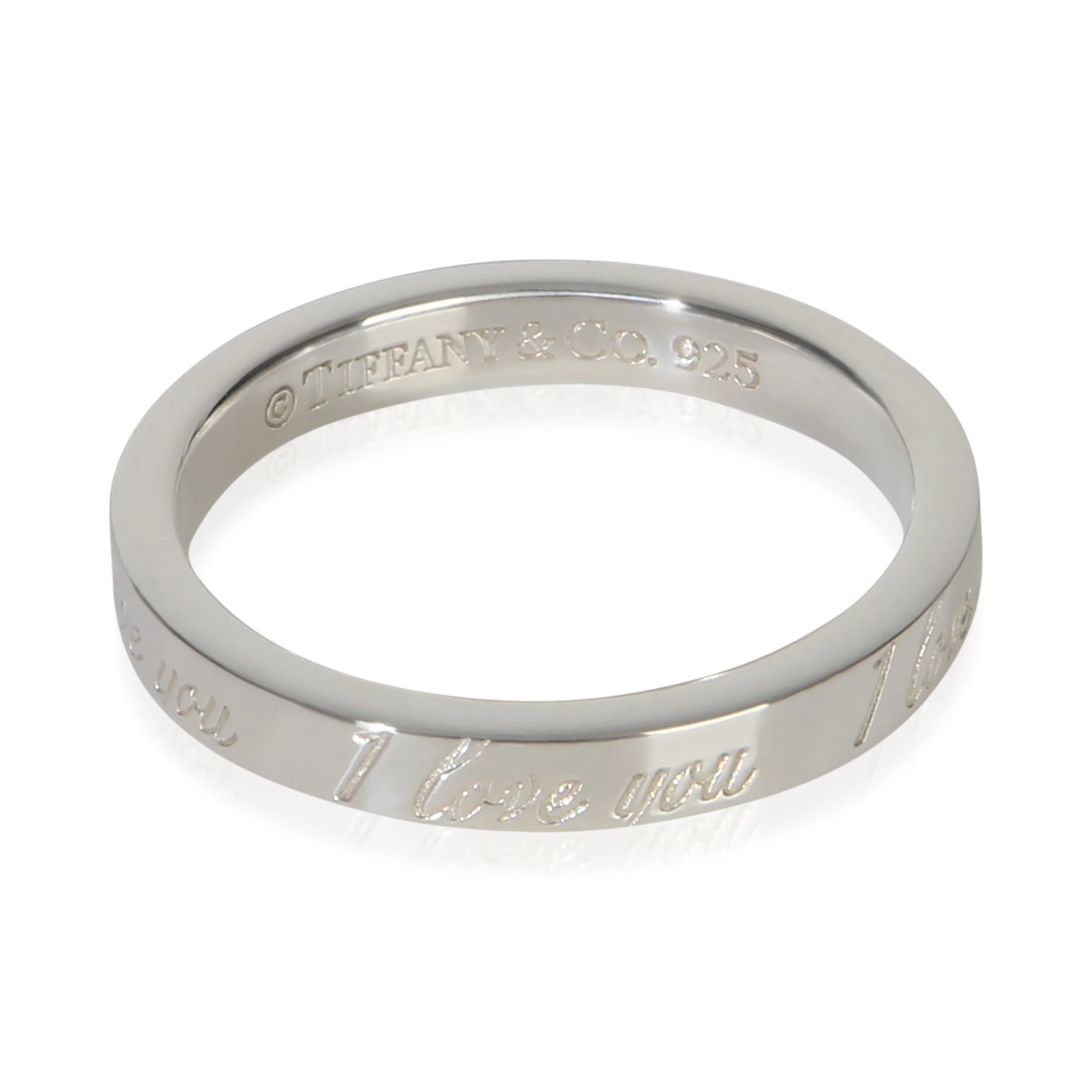 Sterling Silver  I Love You Notes Ring