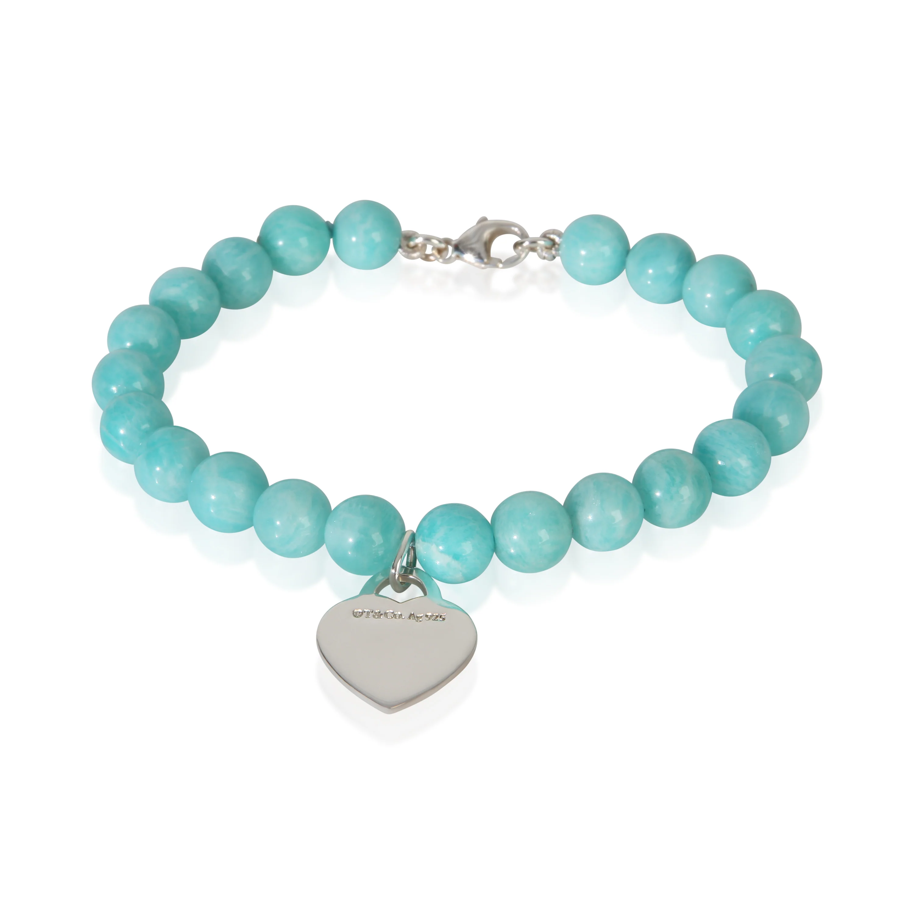 Sterling Silver Amazonite Return To Tiffany Bracelet