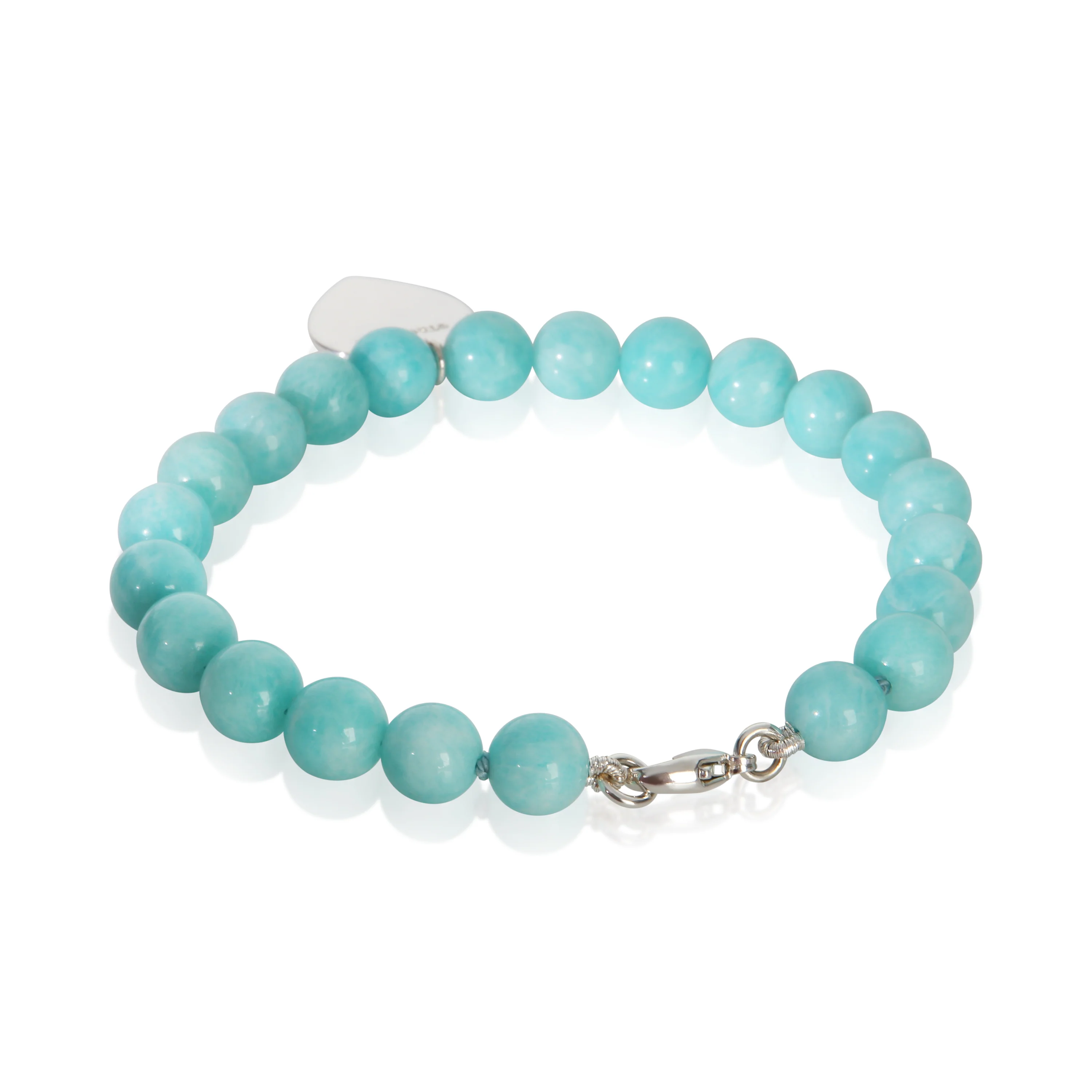 Sterling Silver Amazonite Return To Tiffany Bracelet - Image 3
